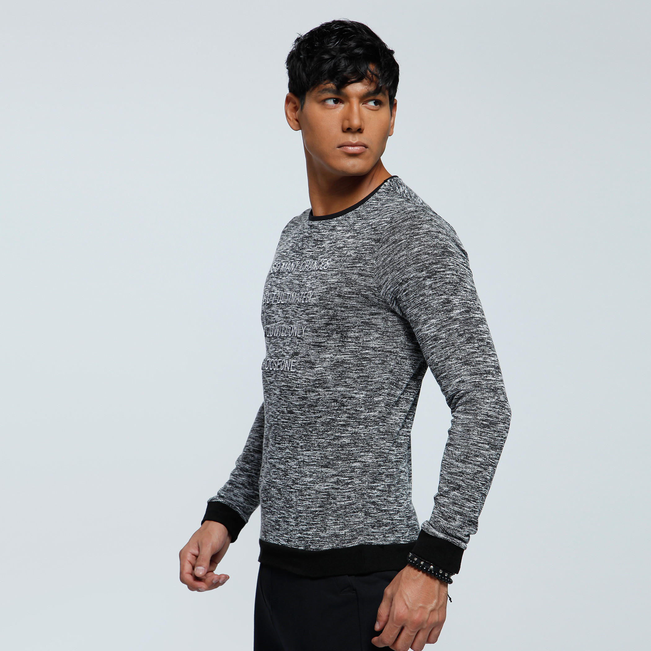 Printed Sweatshirt with Crew Neck and Long Sleeves-men-winterwear-hoodiesandsweatshirts-image-3