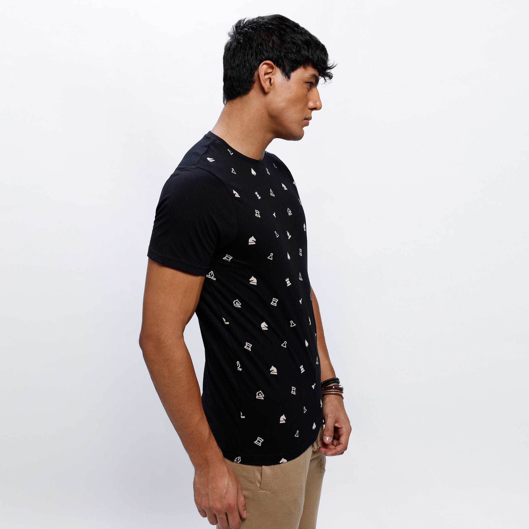 Printed T-Shirt with Crew Neck and Short Sleeves-men-clothing-tshirtsandpolos-tshirts-image-3