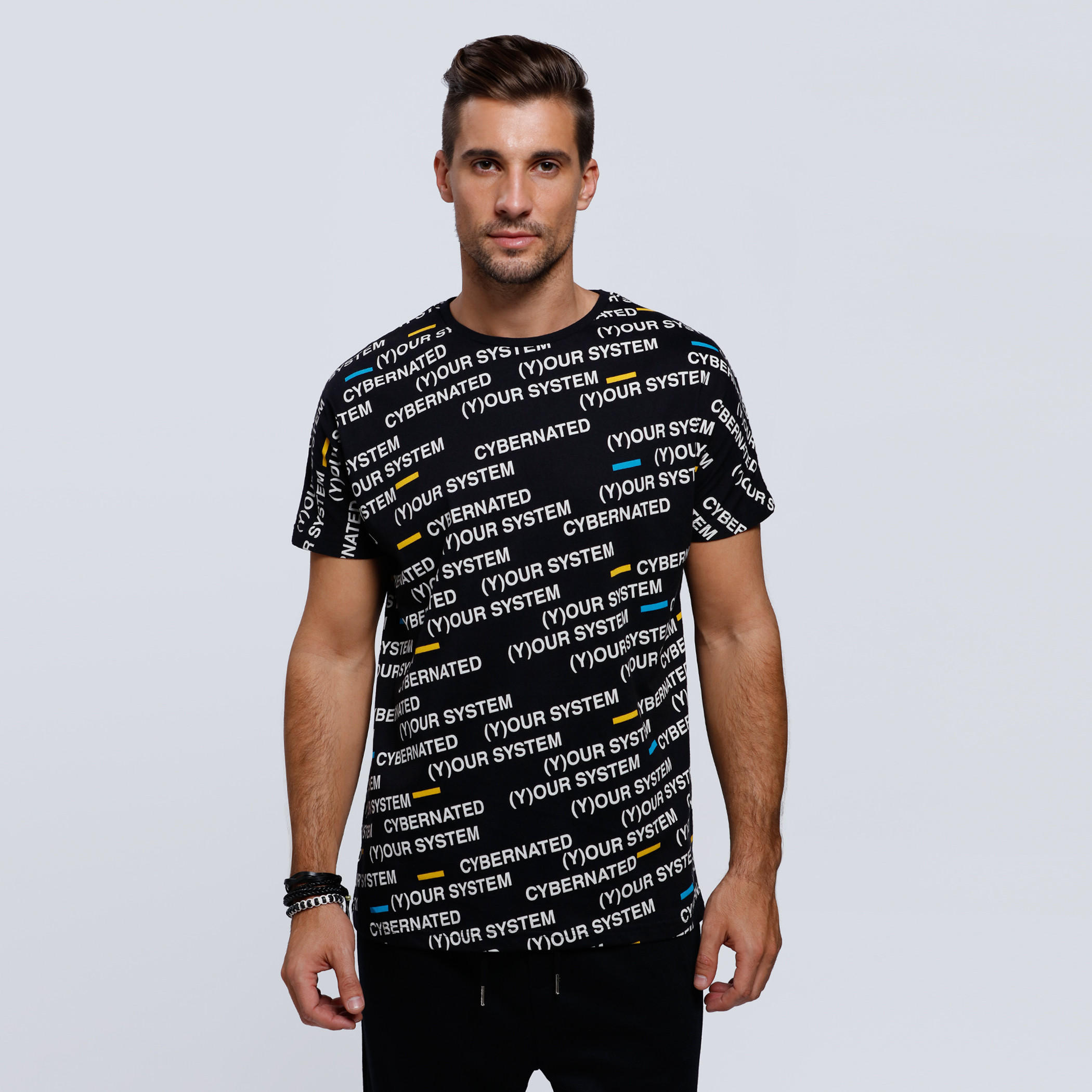 Printed Short Sleeves T-Shirt with Round Neck-men-clothing-tshirtsandpolos-tshirts-image-1