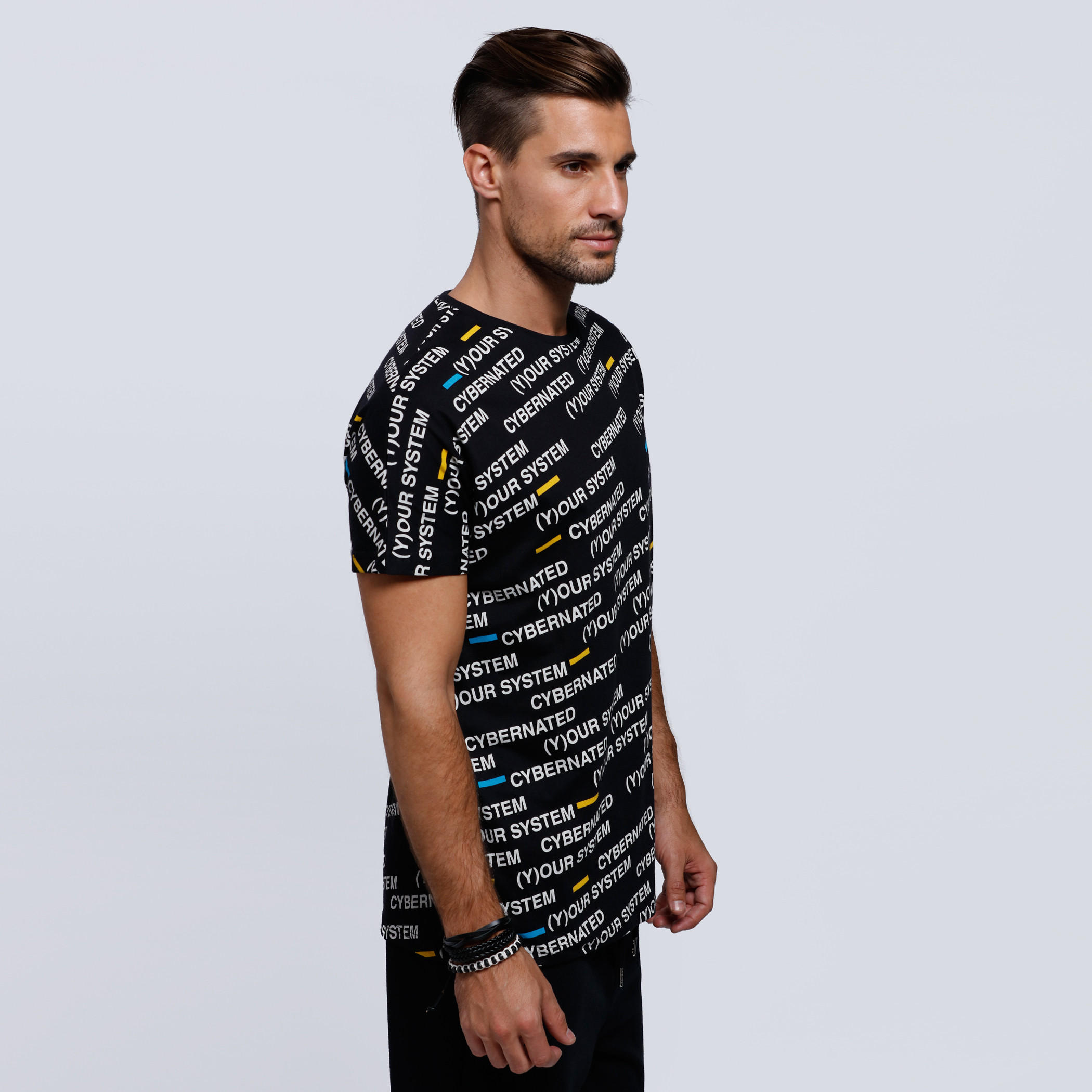 Printed Short Sleeves T-Shirt with Round Neck-men-clothing-tshirtsandpolos-tshirts-image-3