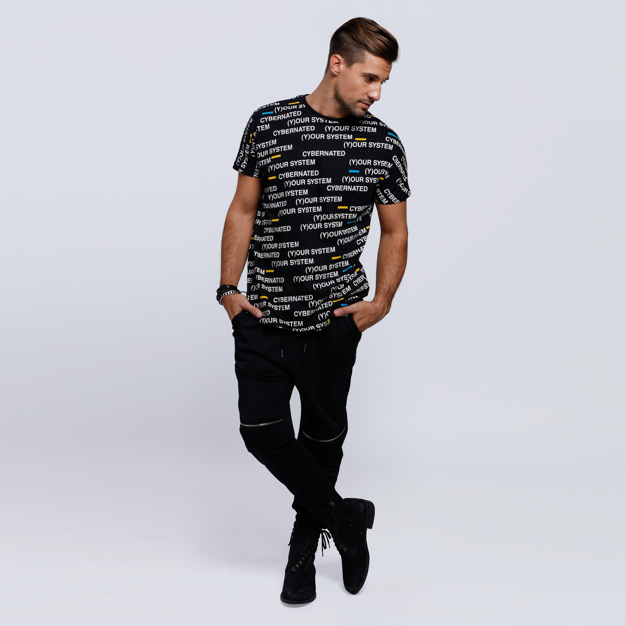 Printed Short Sleeves T-Shirt with Round Neck-men-clothing-tshirtsandpolos-tshirts-image-5