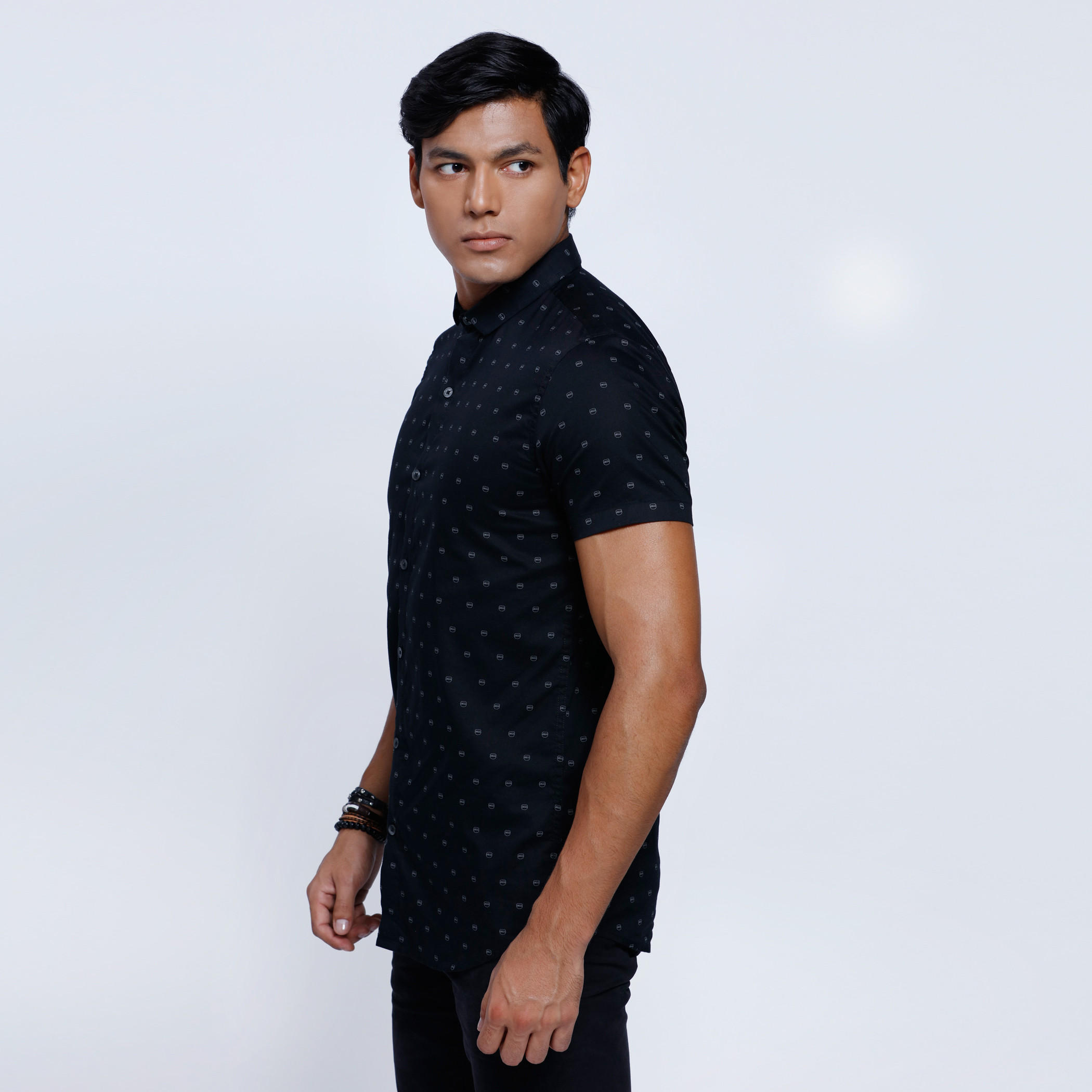 Printed Shirt with Short Sleeves-men-clothing-shirts-image-3