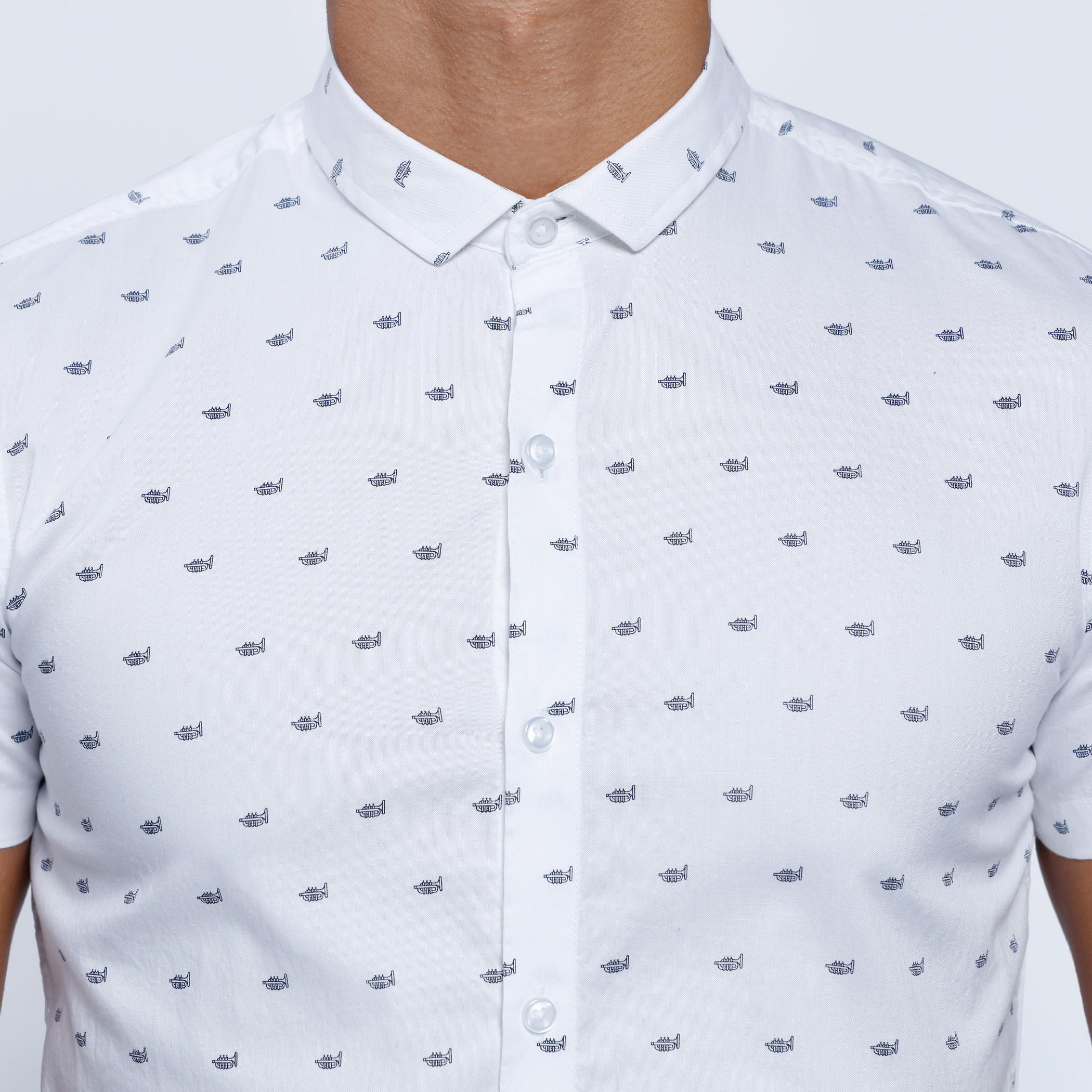 Printed Shirt with Short Sleeves-men-clothing-shirts-image-2