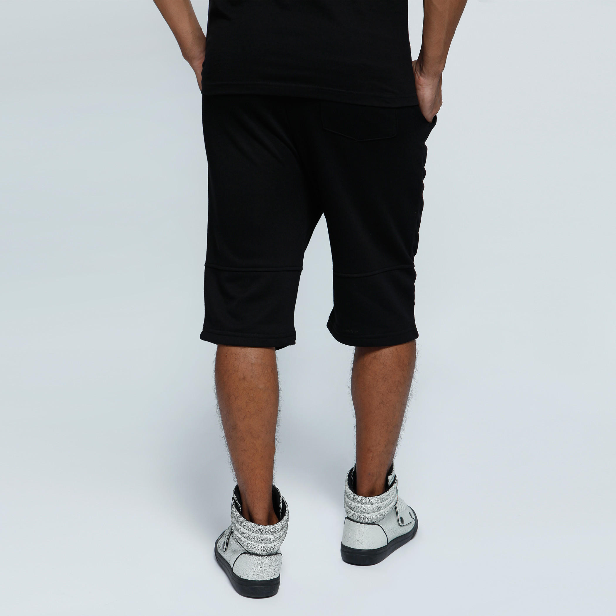 Printed Shorts with Elasticised Waistband-men-clothing-bottoms-shorts-image-2