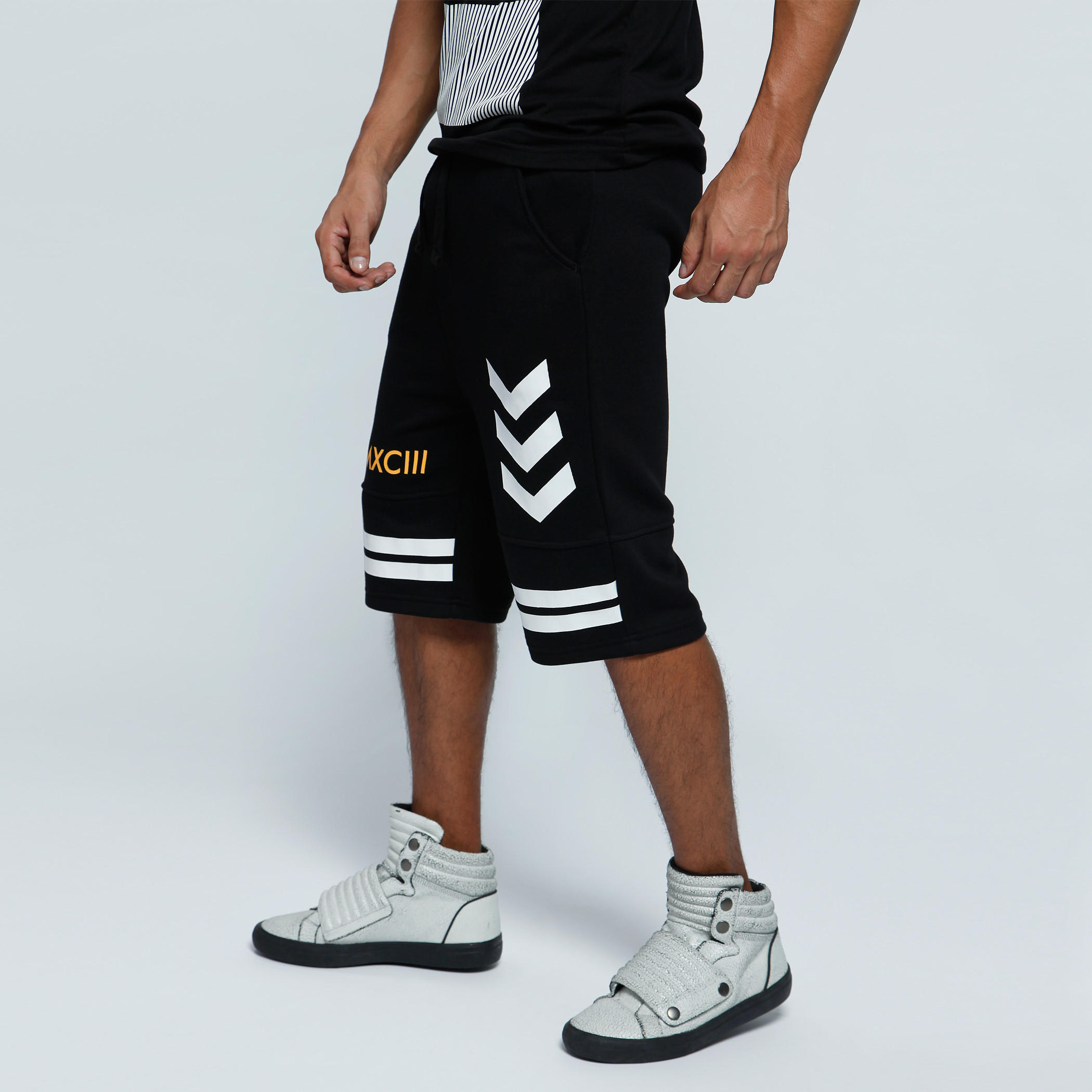 Printed Shorts with Elasticised Waistband-men-clothing-bottoms-shorts-image-3