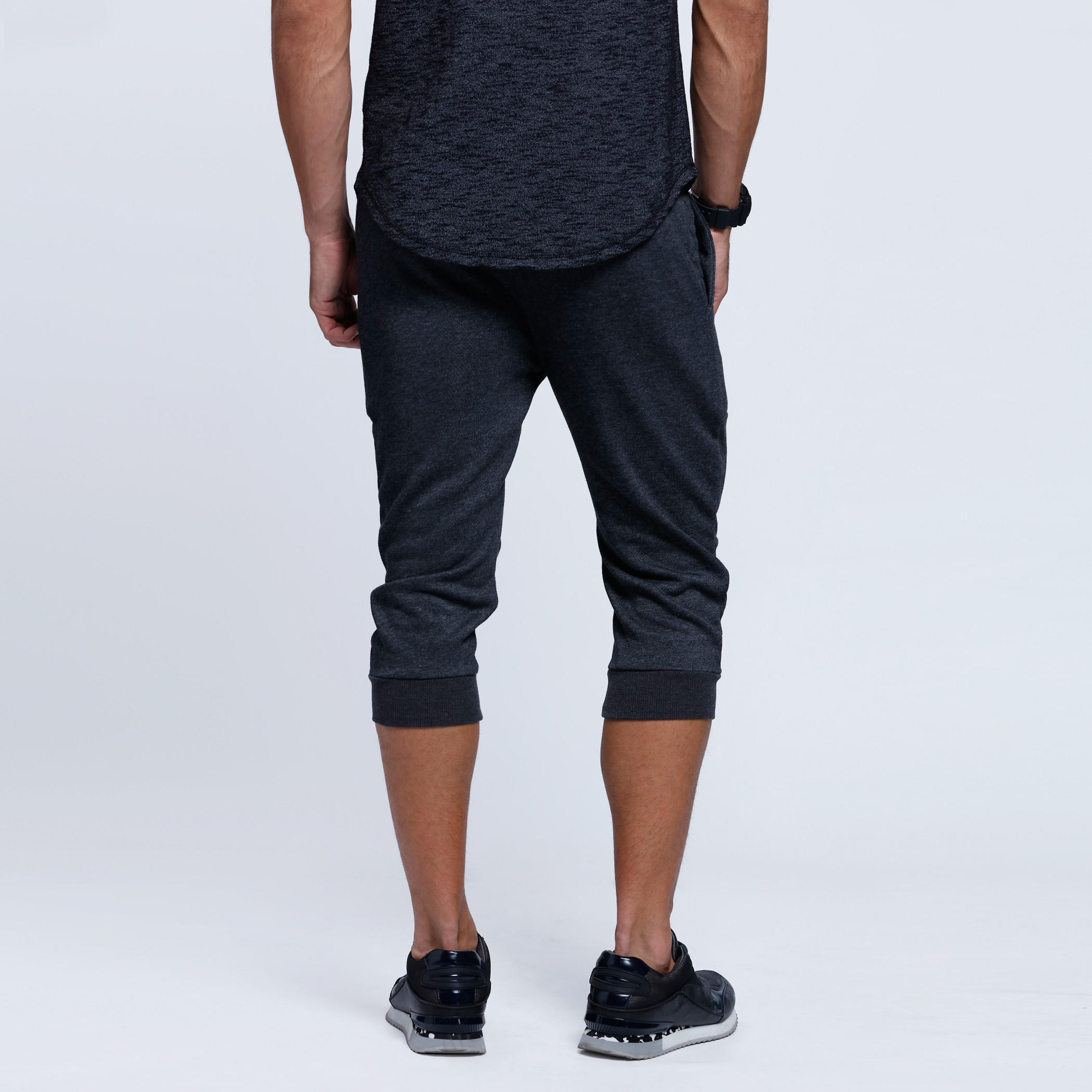 Solid Three Fourth Knit Short-men-clothing-bottoms-shorts-image-2