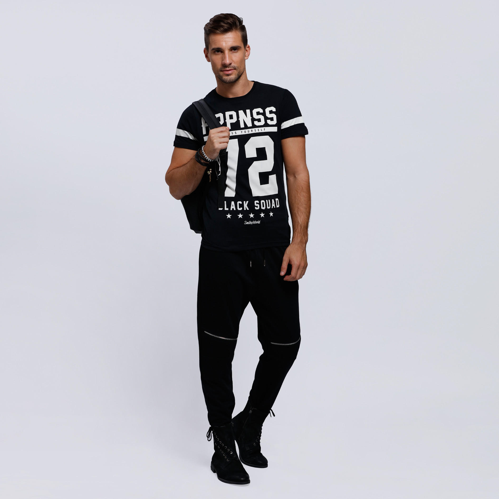 Full Length Joggers with Elasticised Waistband-men-clothing-bottoms-joggers-image-5