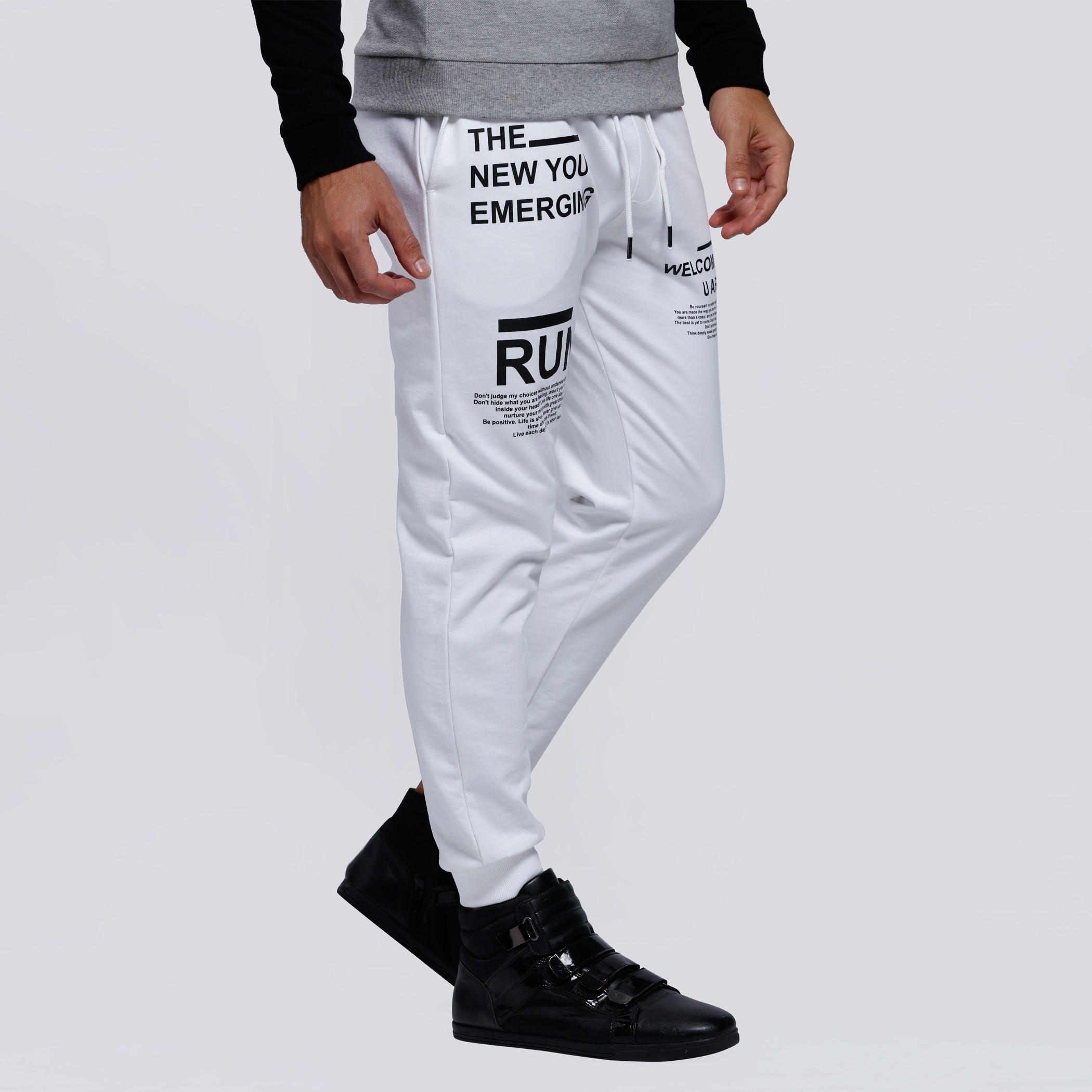 Full Length Joggers with Elasticised Waistband-men-clothing-bottoms-joggers-image-3