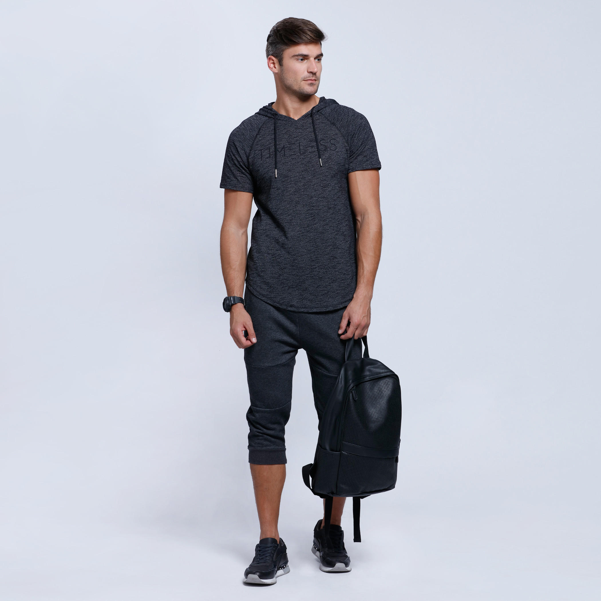Hooded T-Shirt with Short Sleeves-men-clothing-tshirtsandpolos-tshirts-image-5