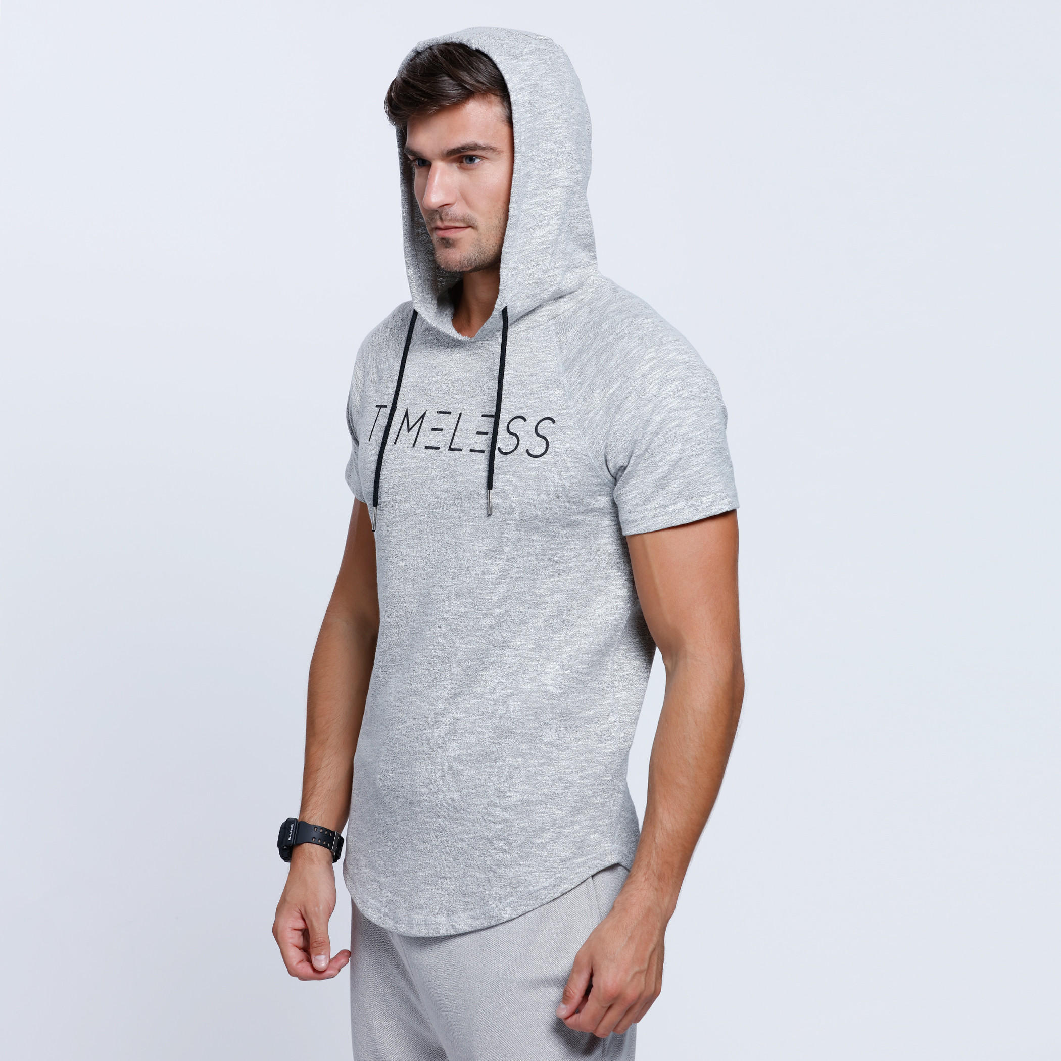 Hooded T-Shirt with Short Sleeves-men-clothing-tshirtsandpolos-tshirts-image-8