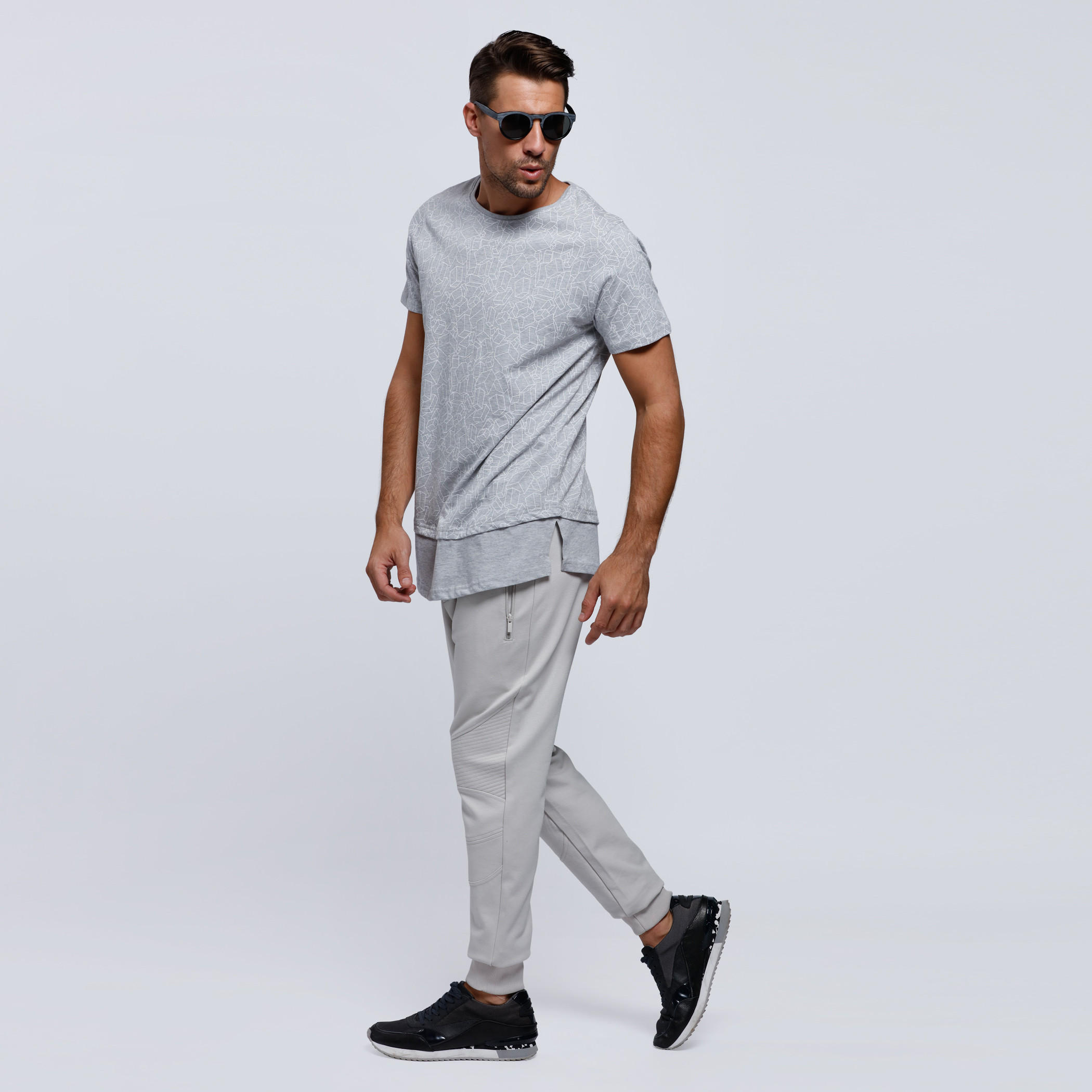 Printed Short Sleeves T-Shirt with Round Neckline-men-clothing-tshirtsandpolos-tshirts-image-5