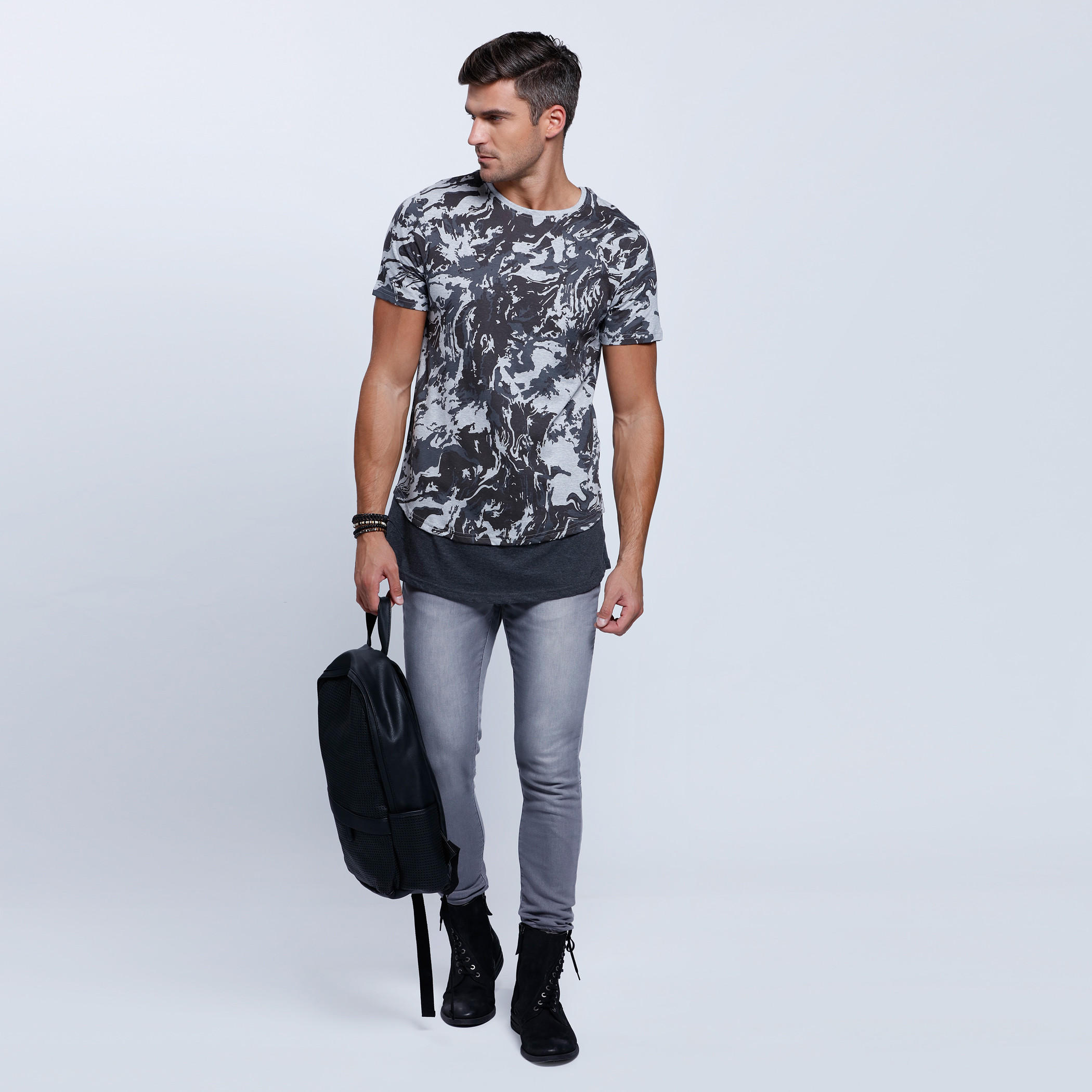 Printed Short Sleeves T-Shirt with Crew Neckline-men-clothing-tshirtsandpolos-tshirts-image-5
