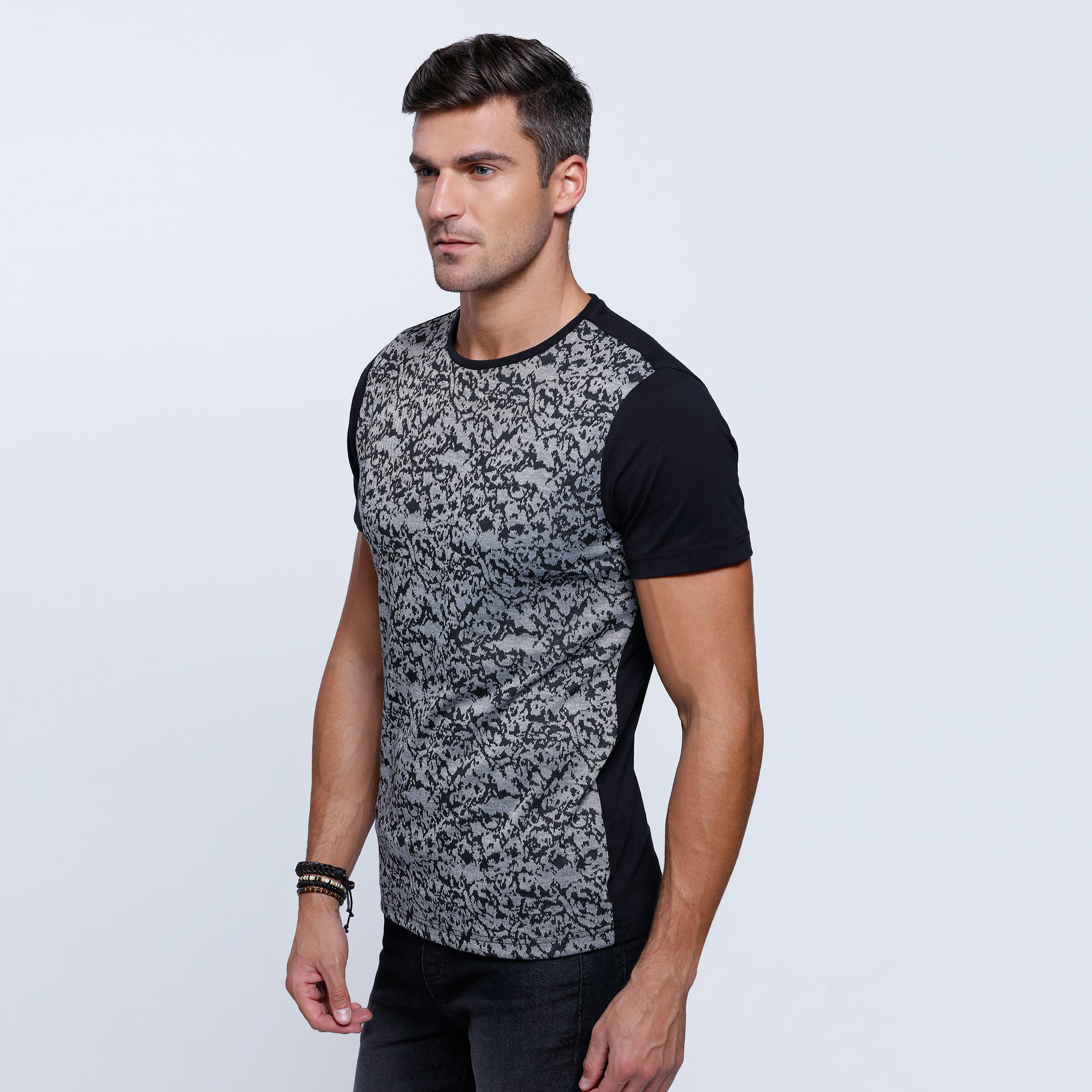 Printed Short Sleeves T-Shirt with Crew Neckline-men-clothing-tshirtsandpolos-tshirts-image-3