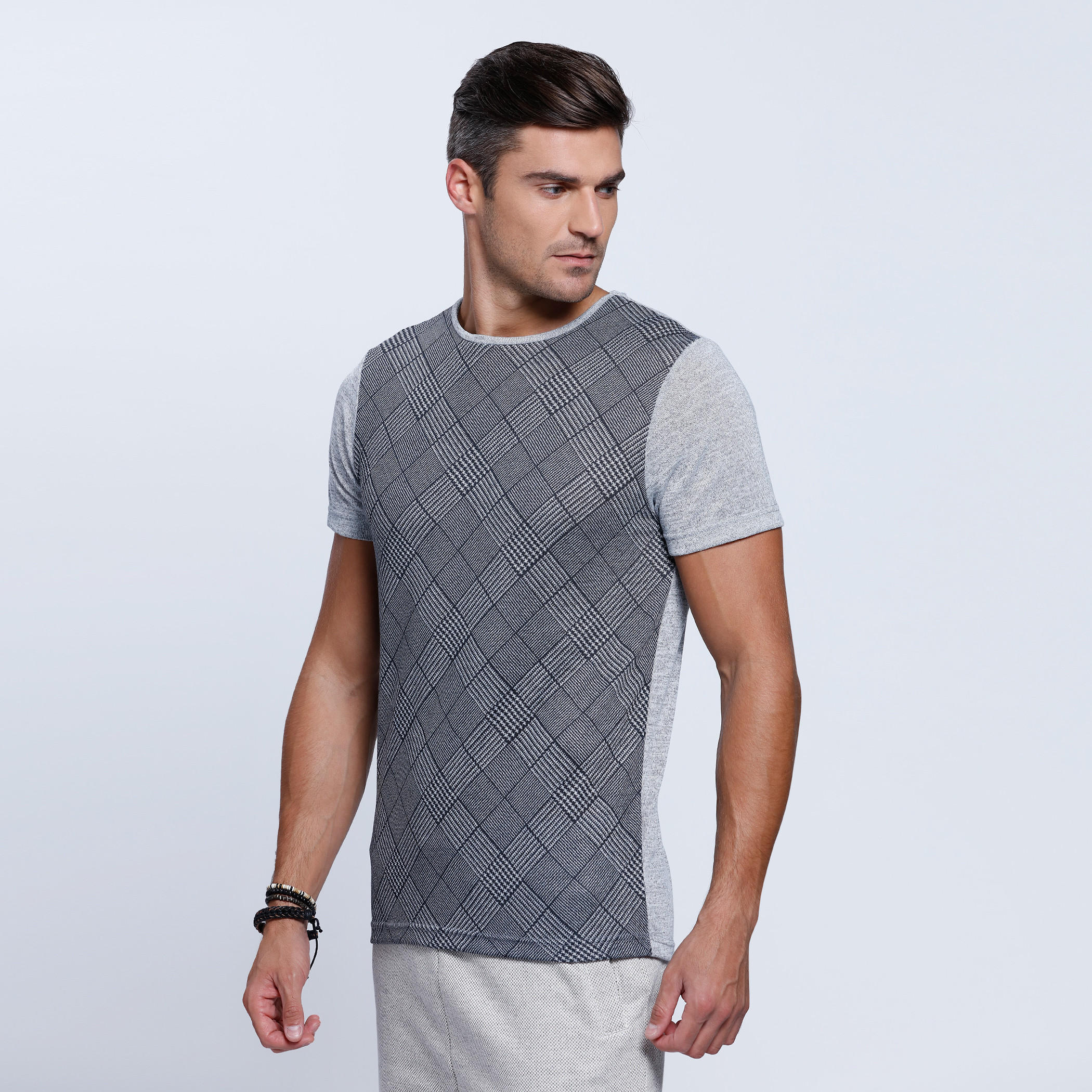 Printed Short Sleeves T-Shirt with Crew Neckline-men-clothing-tshirtsandpolos-tshirts-image-3