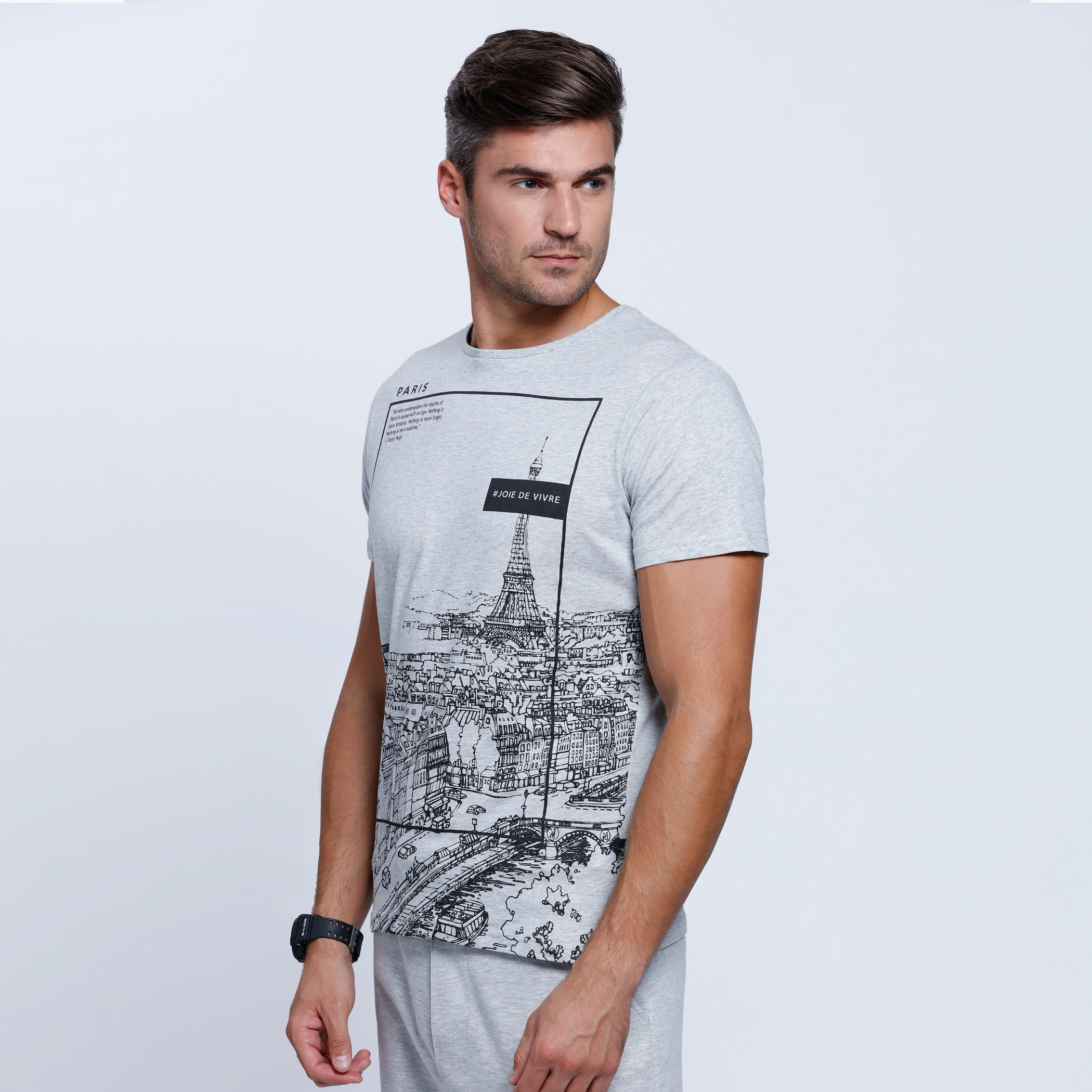 Printed Short Sleeves T-Shirt with Crew Neck-men-clothing-tshirtsandpolos-tshirts-image-3