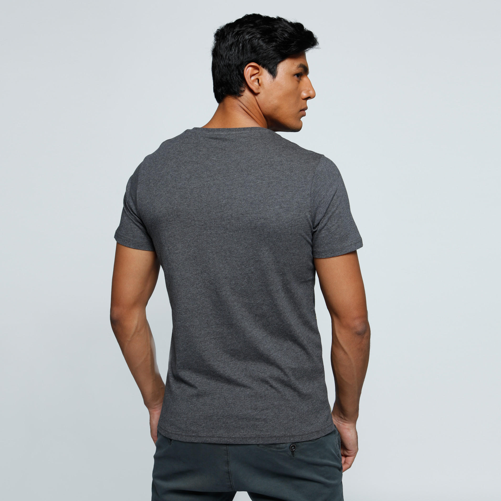Graphic Print T-Shirt with Crew Neck and Short Sleeves-men-clothing-tshirtsandpolos-tshirts-image-2