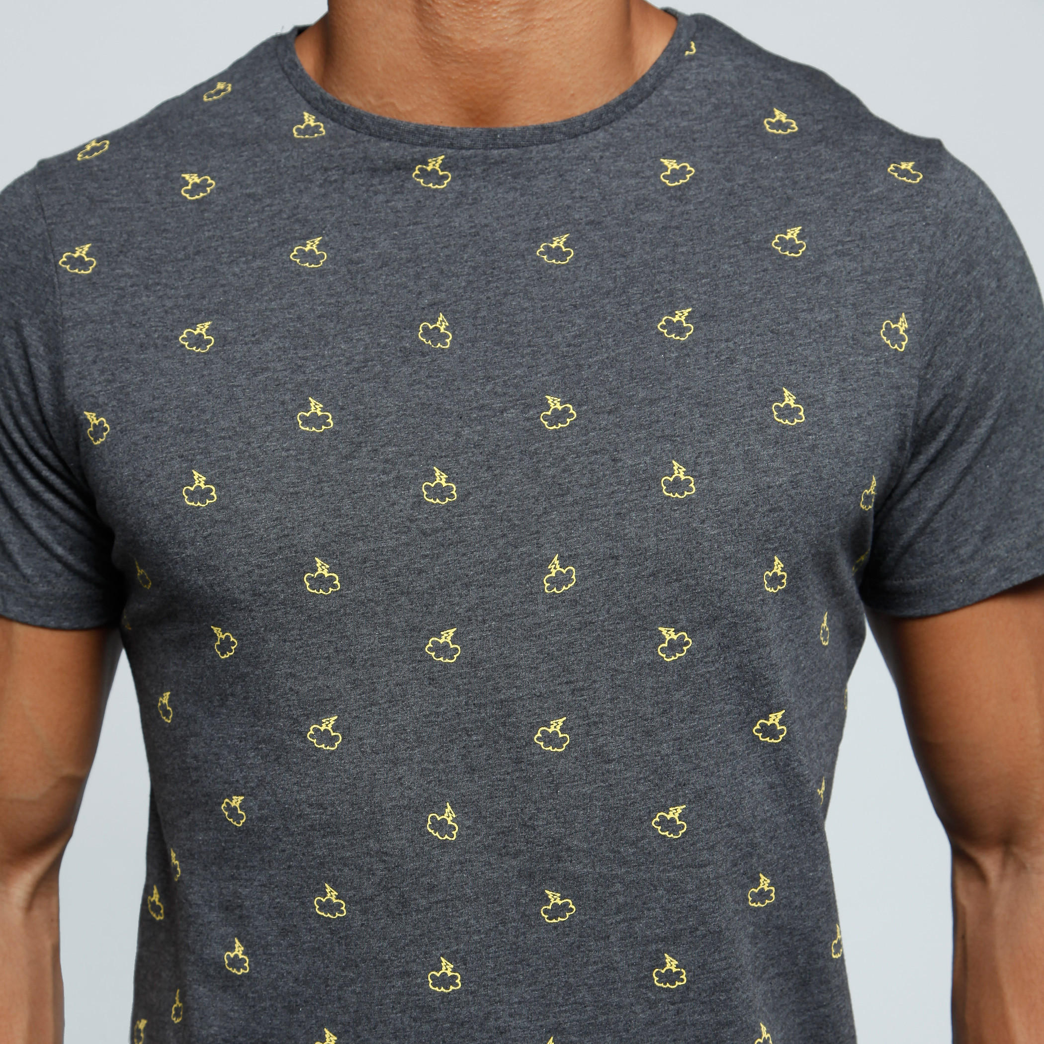 Graphic Print T-Shirt with Crew Neck and Short Sleeves-men-clothing-tshirtsandpolos-tshirts-image-4