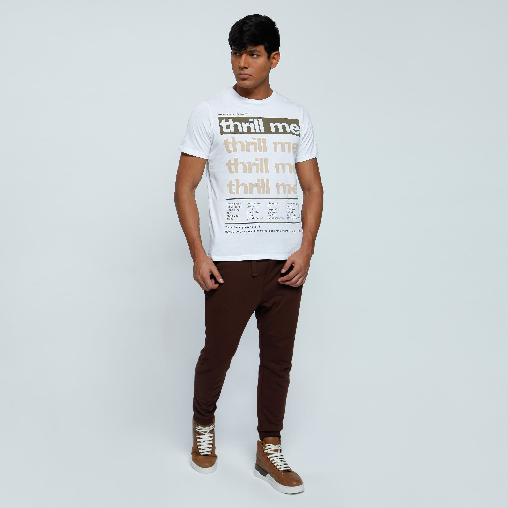 Graphic Print T-Shirt with Crew Neck and Short Sleeves-men-clothing-tshirtsandpolos-tshirts-image-5