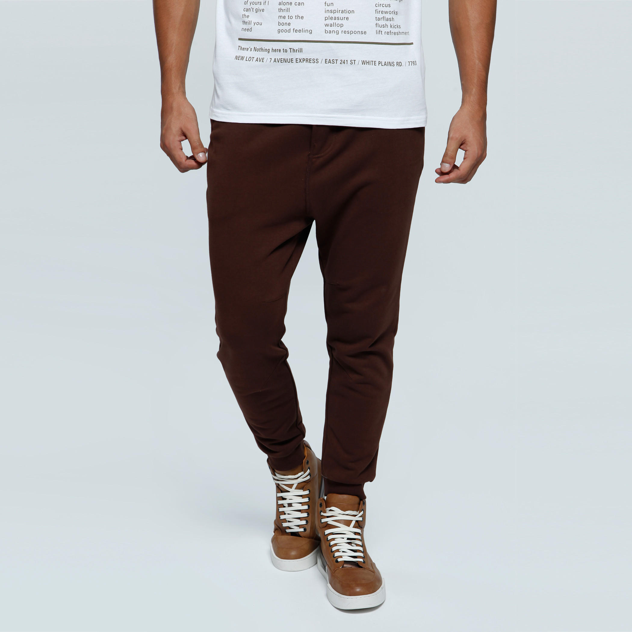 Full Length Jog Pants with Snug Fitted Cuffs-men-clothing-bottoms-joggers-image-1