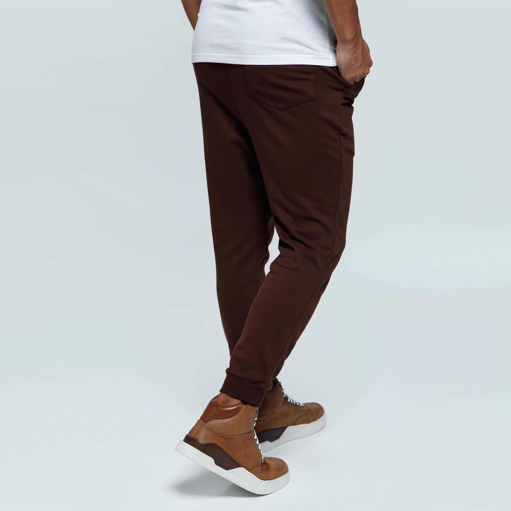 Full Length Jog Pants with Snug Fitted Cuffs-men-clothing-bottoms-joggers-image-2