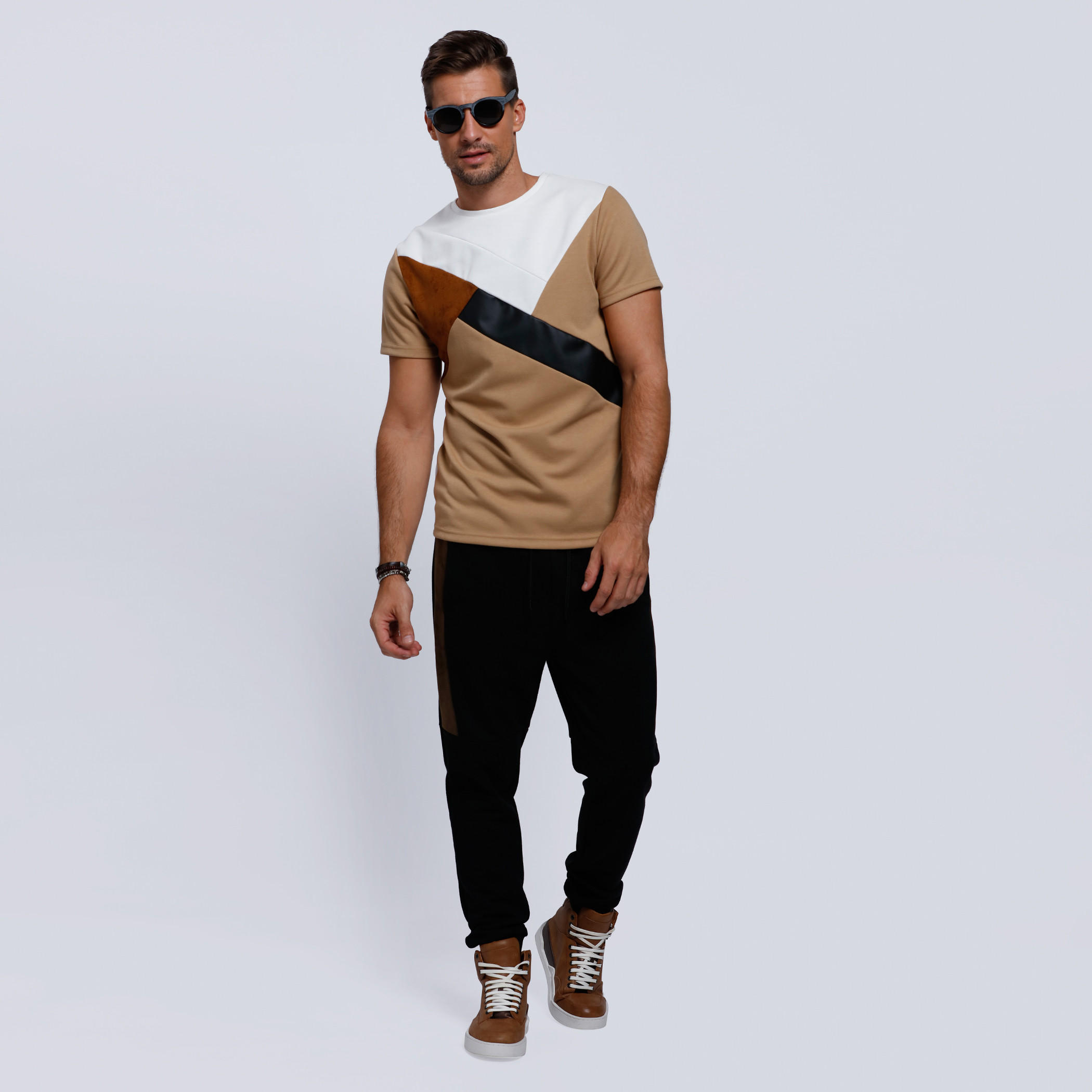 Printed Short Sleeves T-Shirt with Round Neckline-men-clothing-tshirtsandpolos-tshirts-image-5