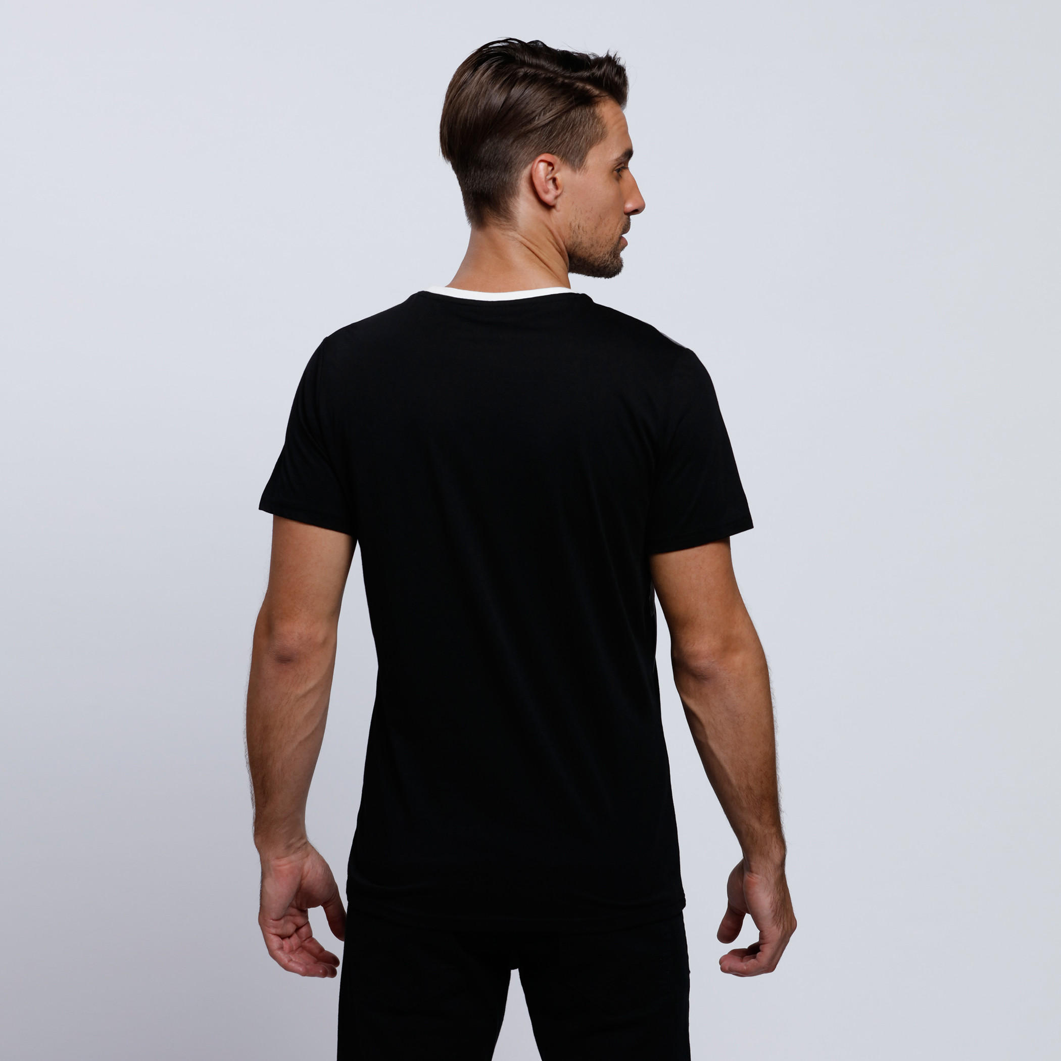 Printed Short Sleeves T-Shirt with Round Neckline-men-clothing-tshirtsandpolos-tshirts-image-2