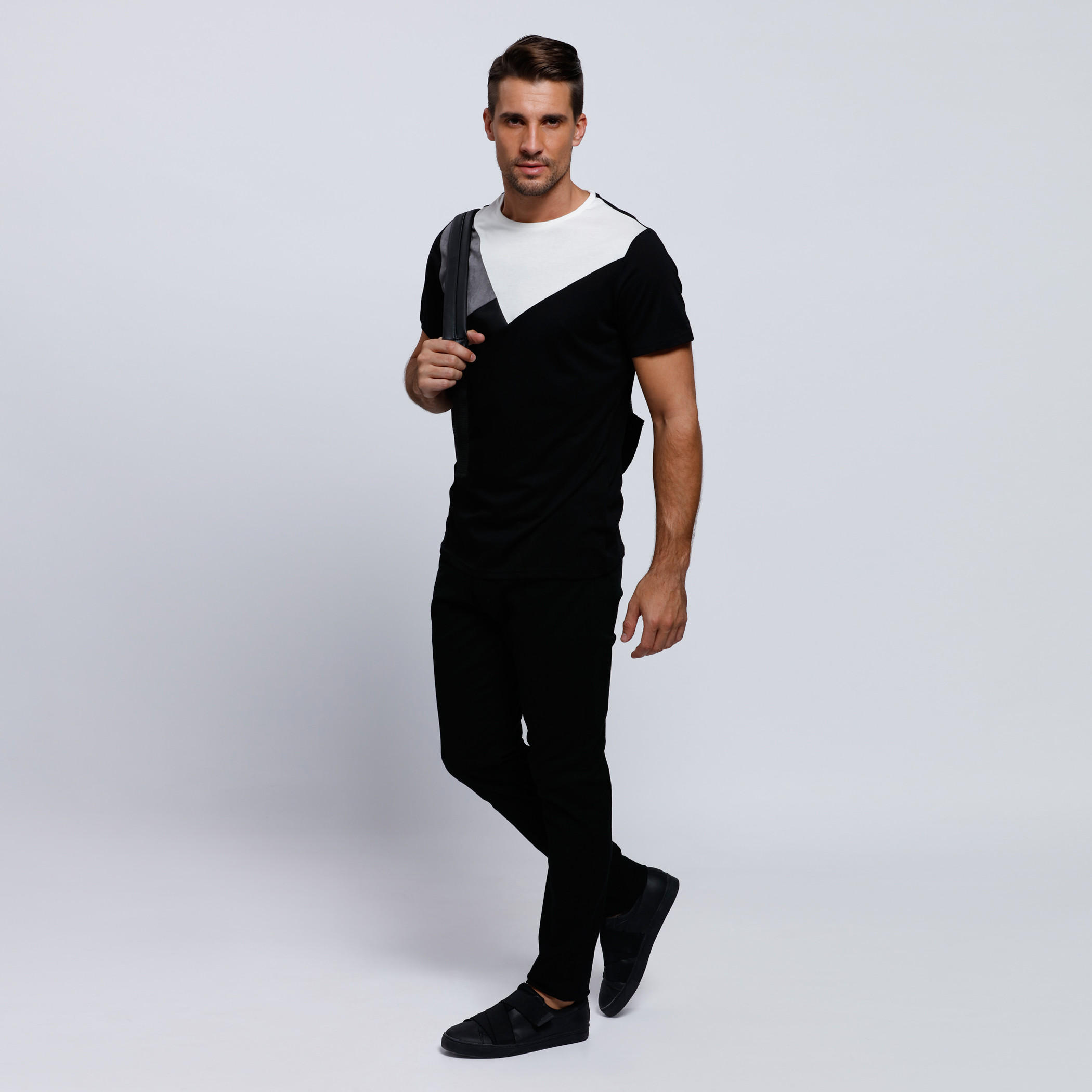 Printed Short Sleeves T-Shirt with Round Neckline-men-clothing-tshirtsandpolos-tshirts-image-5