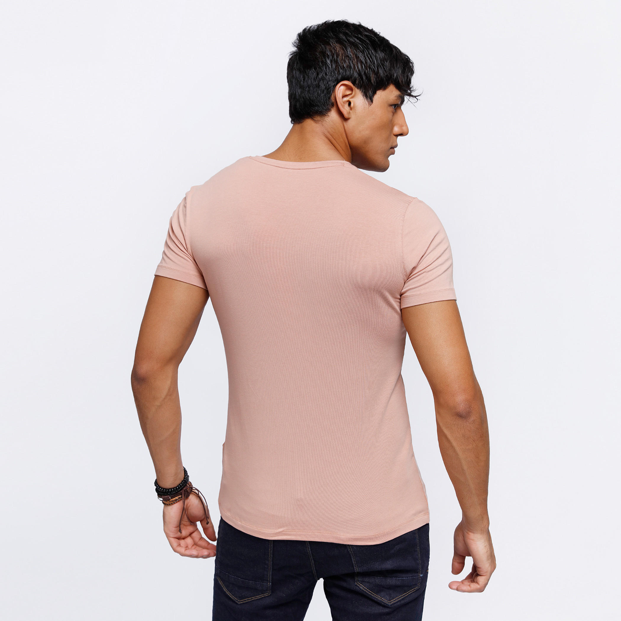 V-Neck T-Shirt with Short Sleeves-men-clothing-tshirtsandpolos-tshirts-image-2