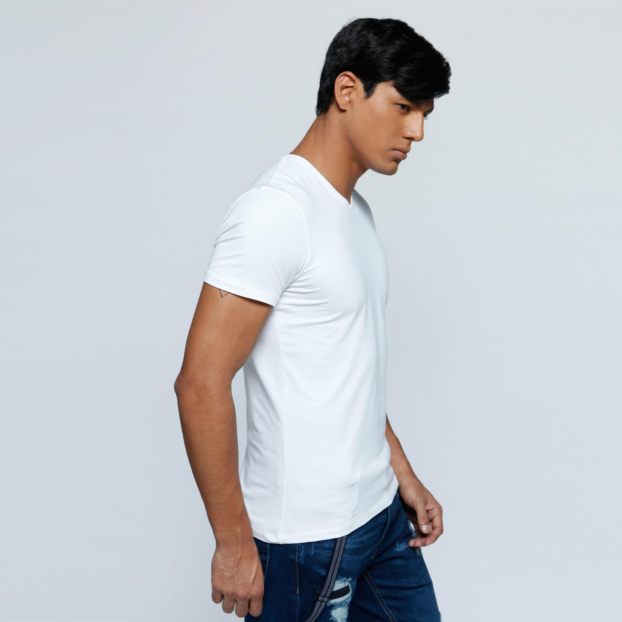 V-Neck T-Shirt with Short Sleeves-men-clothing-tshirtsandpolos-tshirts-image-3