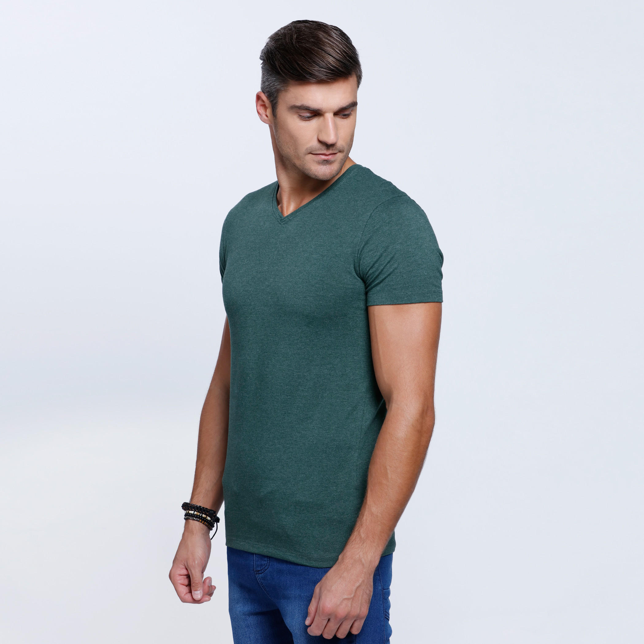 Short Sleeves T-Shirt with V-Neckline-men-clothing-tshirtsandpolos-tshirts-image-13