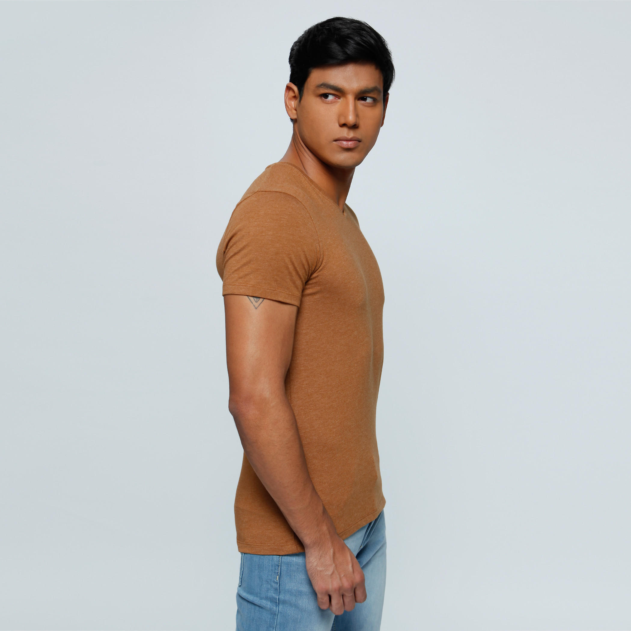 V-Neck T-Shirt with Short Sleeves-men-clothing-tshirtsandpolos-tshirts-image-3