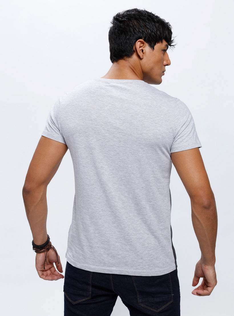 Printed T-Shirt with Crew Neck and Short Sleeves-men-clothing-tshirtsandpolos-tshirts-image-2
