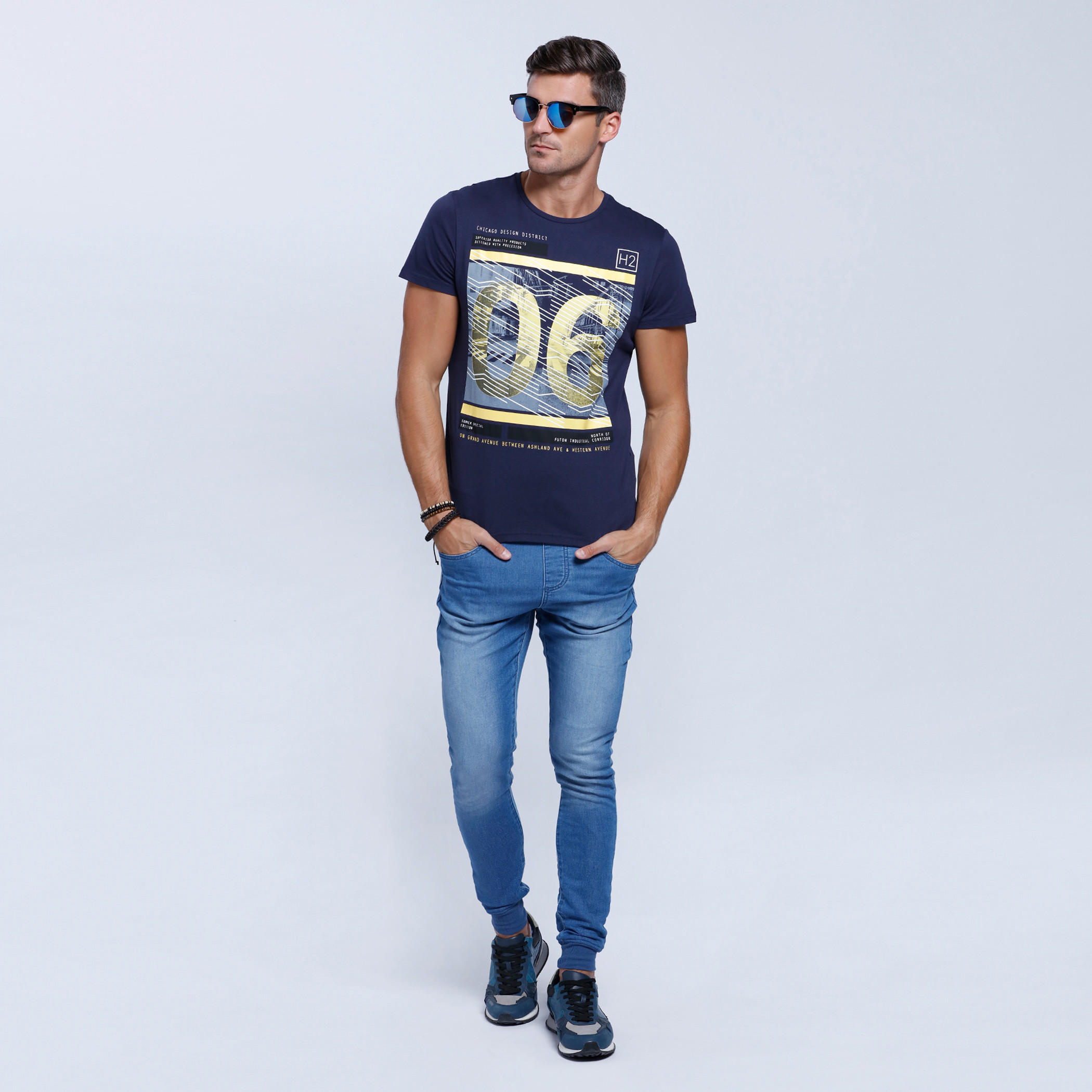 Printed Short Sleeves T-Shirt with Round Neckline-men-clothing-tshirtsandpolos-tshirts-image-5
