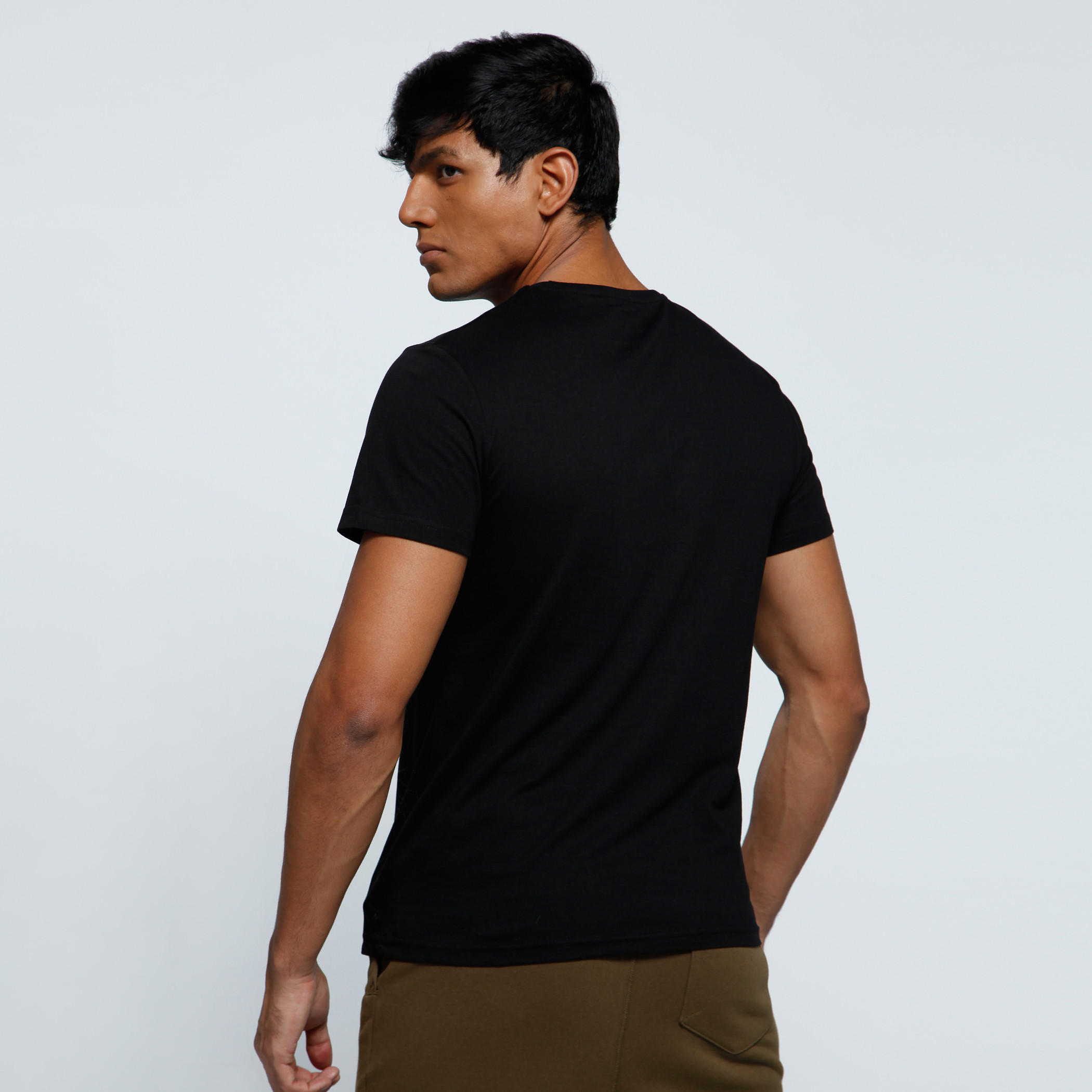 Graphic Print T-Shirt with Crew Neck and Short Sleeves-men-clothing-tshirtsandpolos-tshirts-image-2