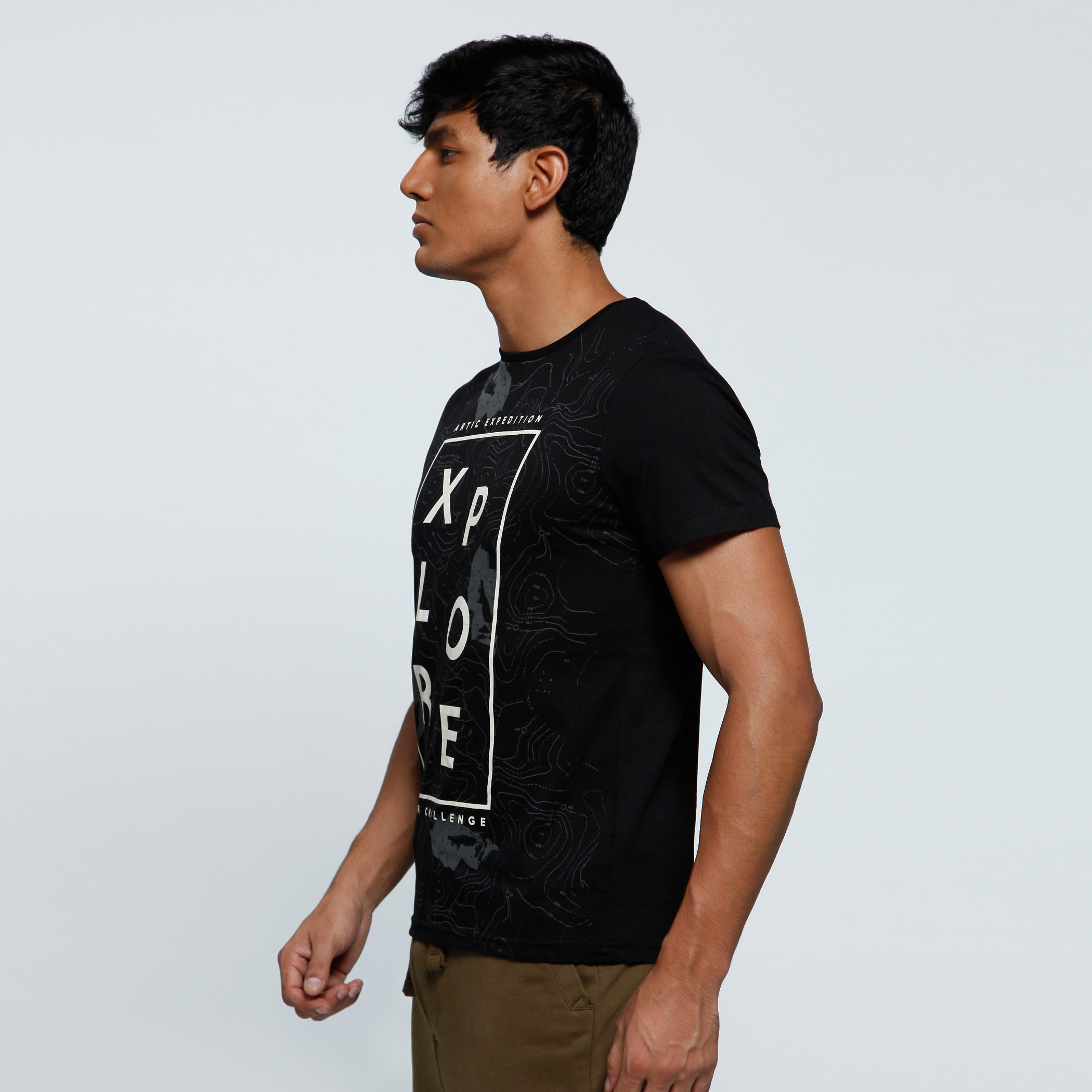 Graphic Print T-Shirt with Crew Neck and Short Sleeves-men-clothing-tshirtsandpolos-tshirts-image-3