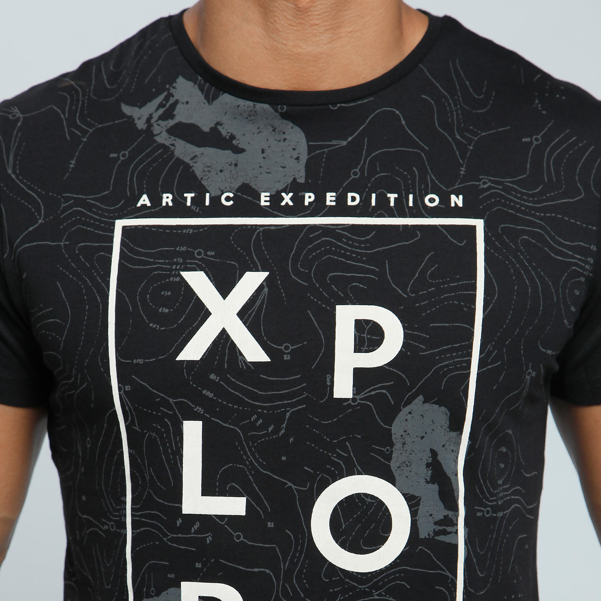 Graphic Print T-Shirt with Crew Neck and Short Sleeves-men-clothing-tshirtsandpolos-tshirts-image-4