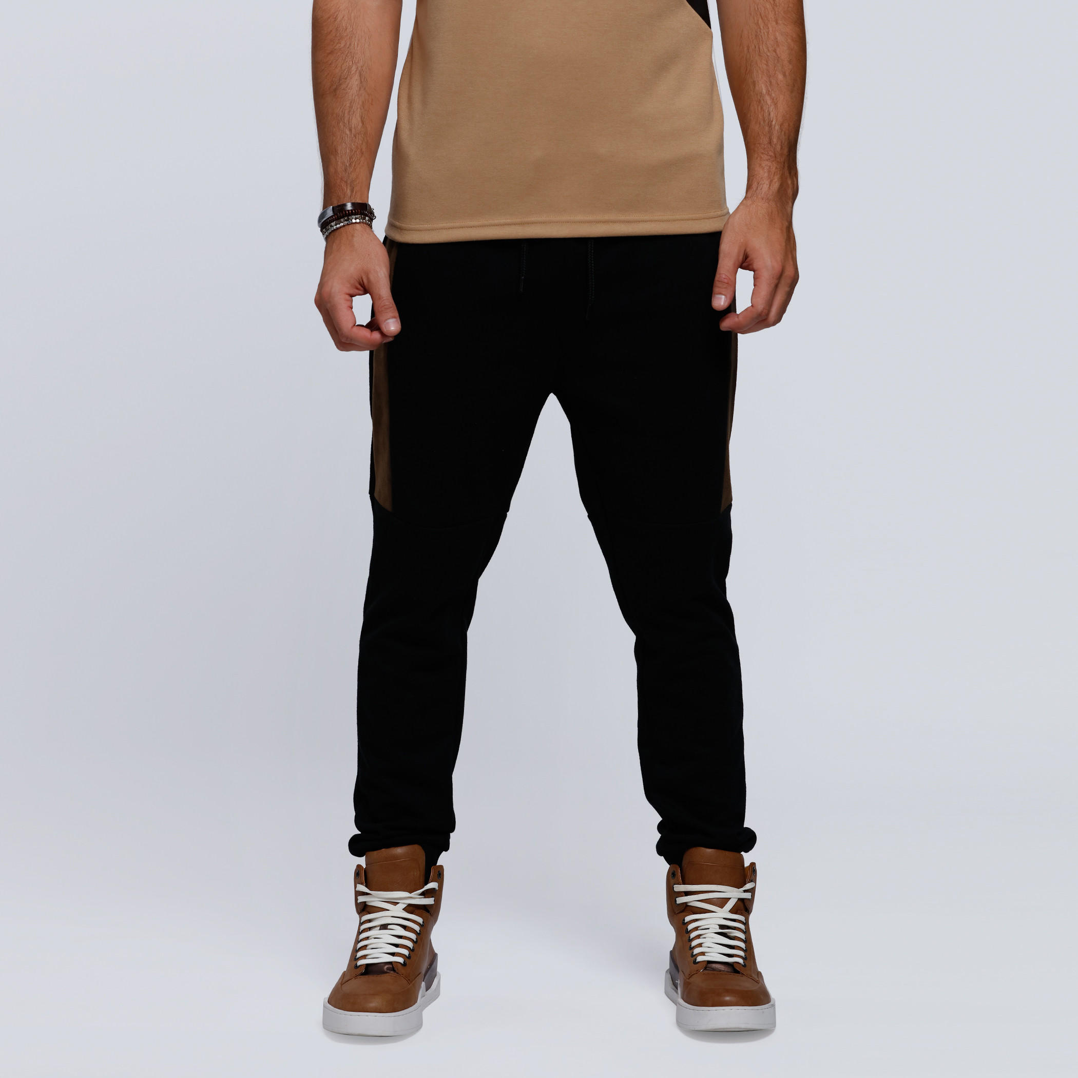 Full Length Jog Pants with Elasticised Waistband-men-clothing-bottoms-trousersandchinos-trousers-image-1