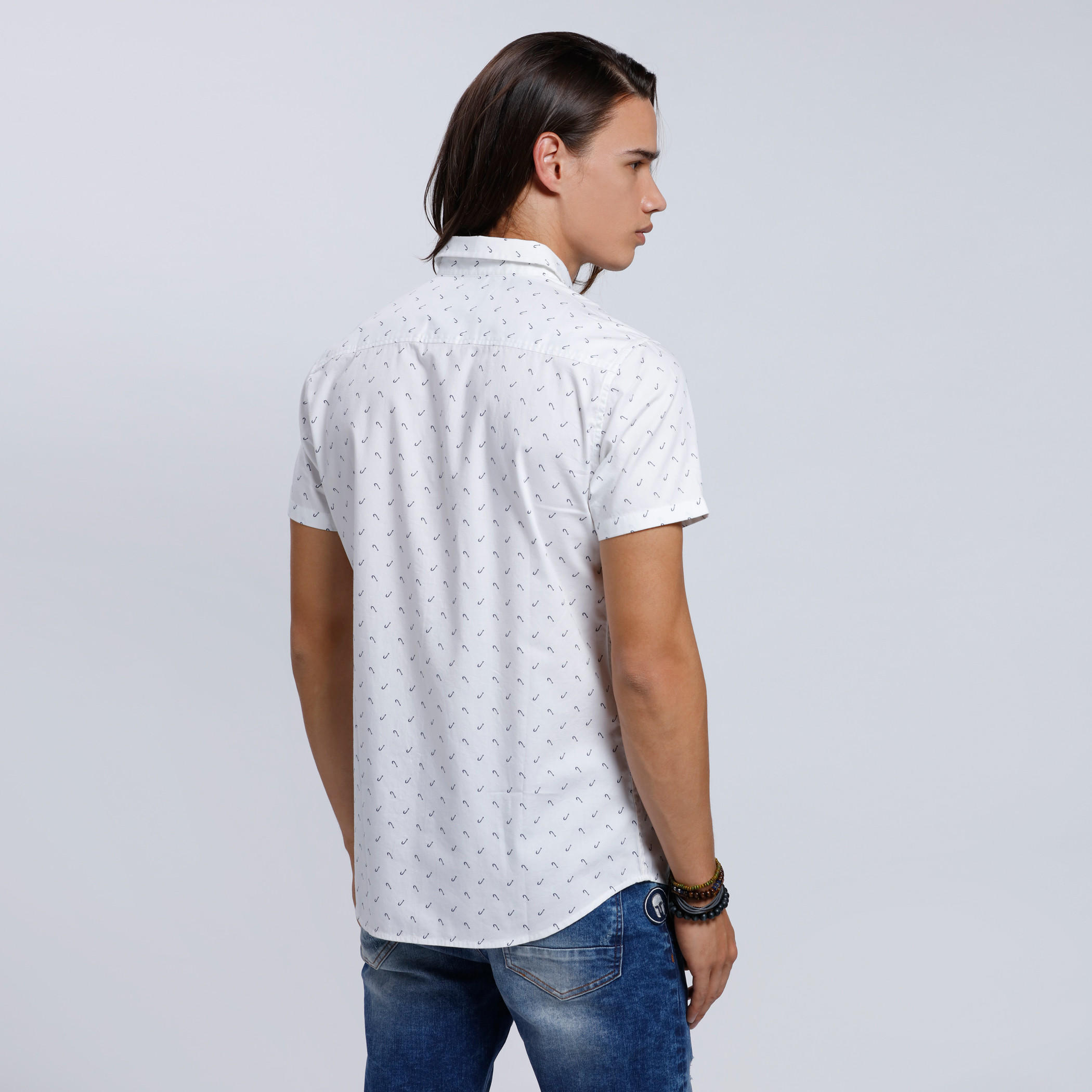 Eco Friendly Printed Shirt with Short Sleeves-men-clothing-shirts-image-2