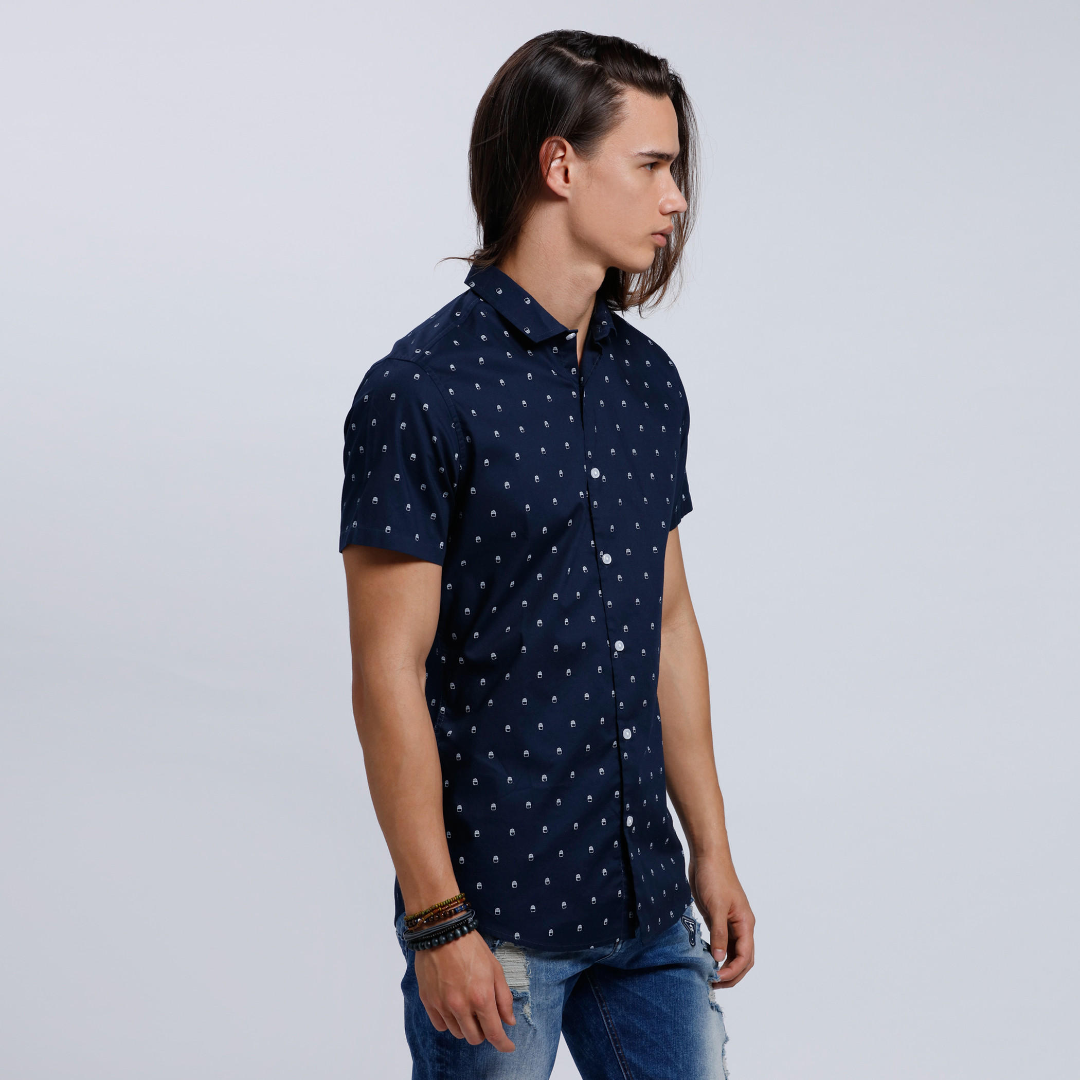 Eco Friendly Printed Shirt with Short Sleeves-men-clothing-shirts-image-3