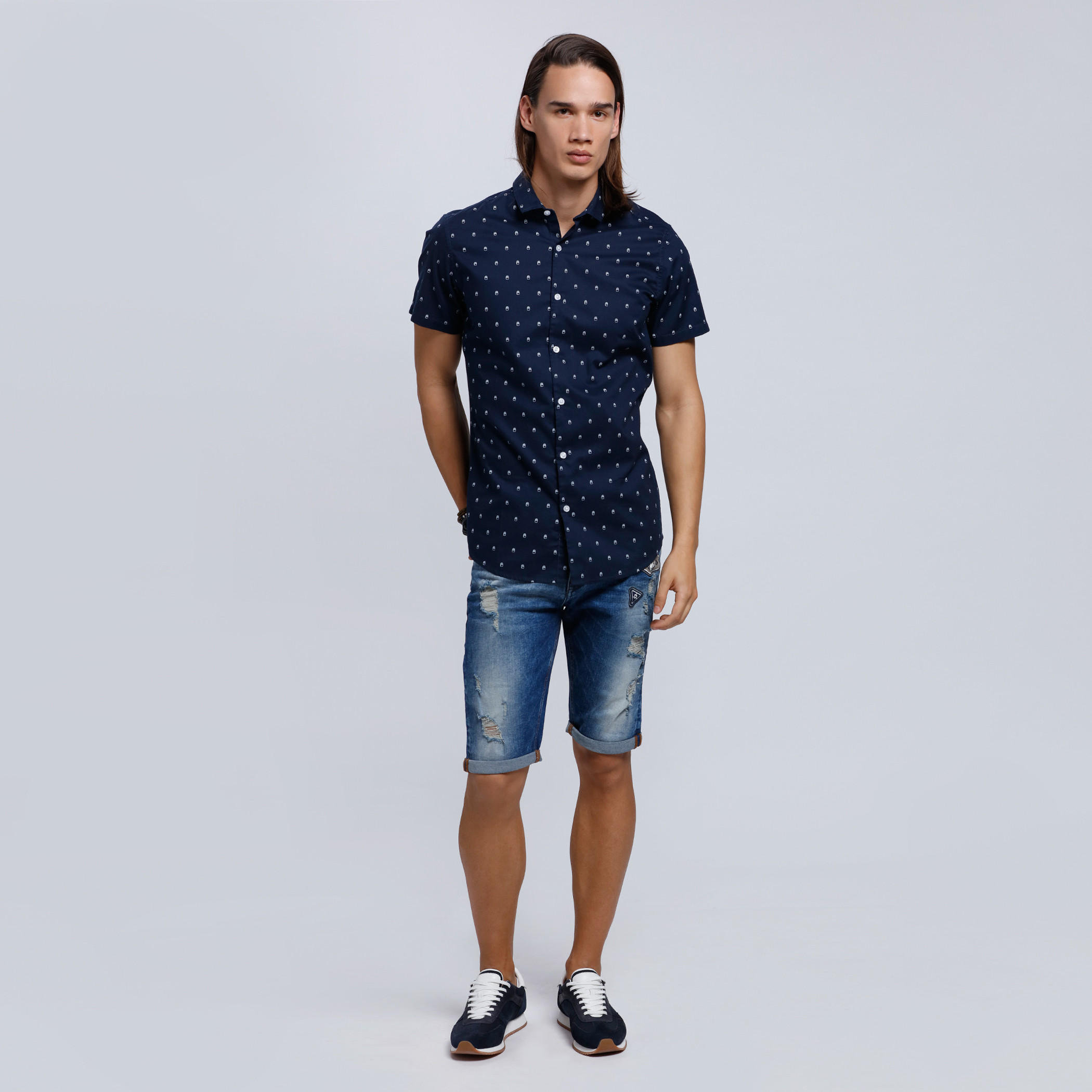 Eco Friendly Printed Shirt with Short Sleeves-men-clothing-shirts-image-5