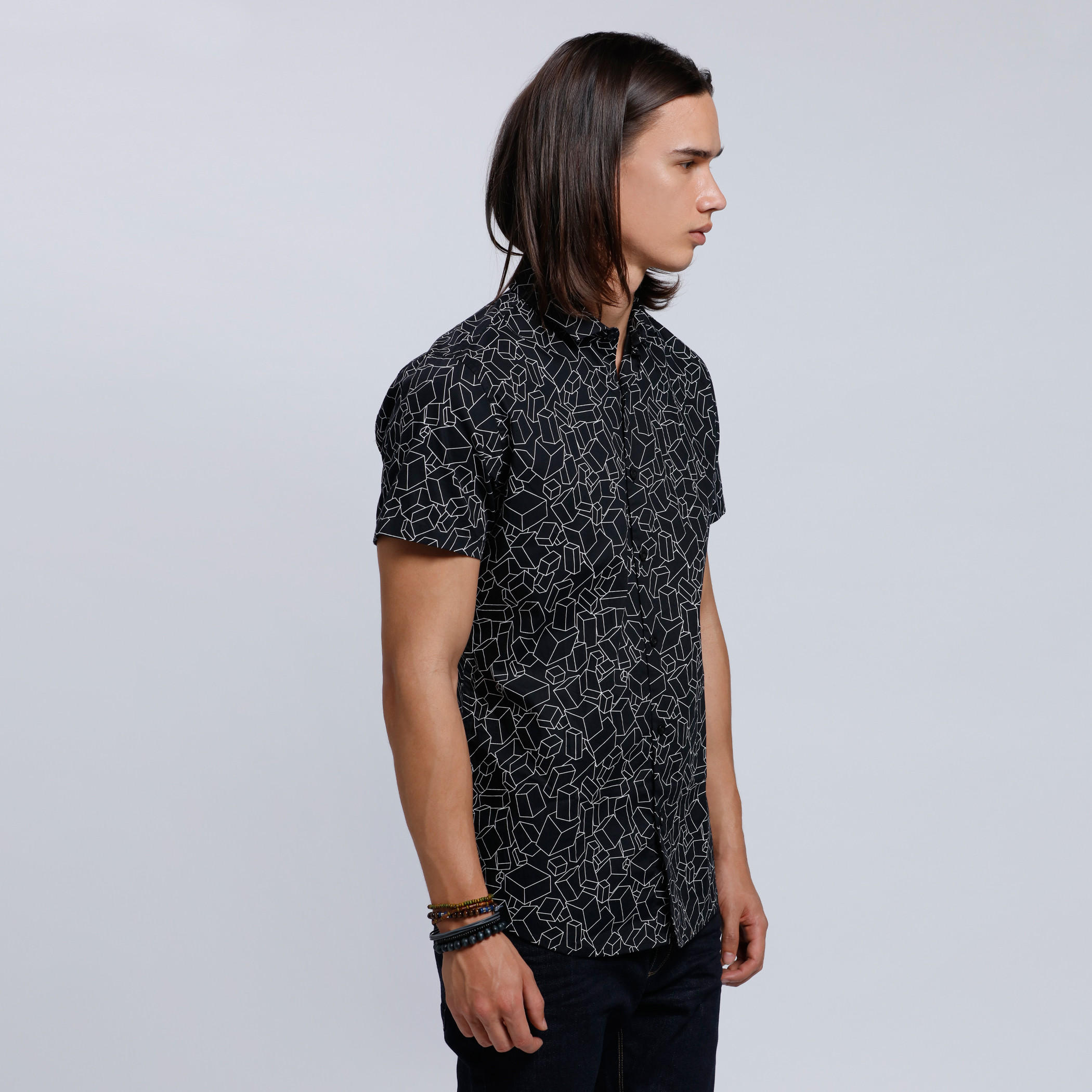 Printed Shirt with Short Sleeves-men-clothing-shirts-image-3