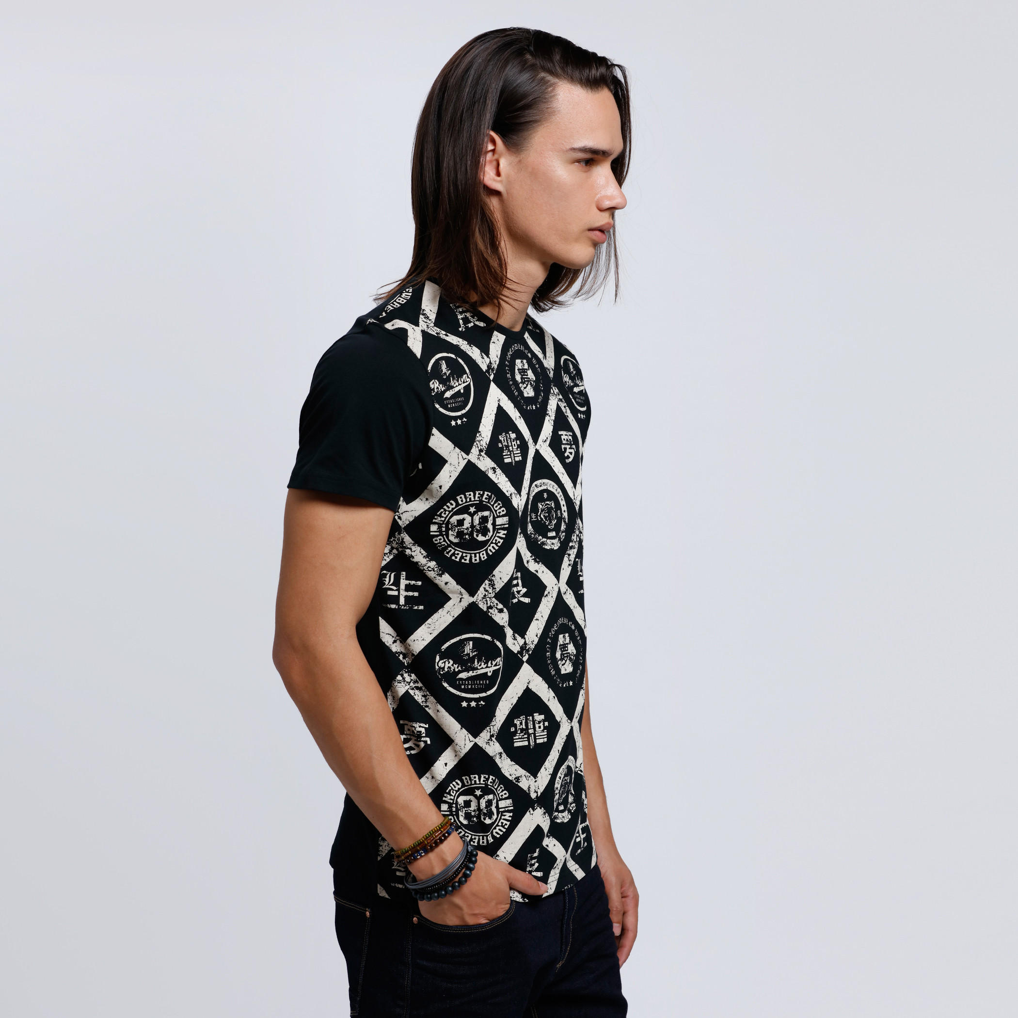 Printed Short Sleeves T-Shirt with Crew Neck-men-clothing-tshirtsandpolos-tshirts-image-3