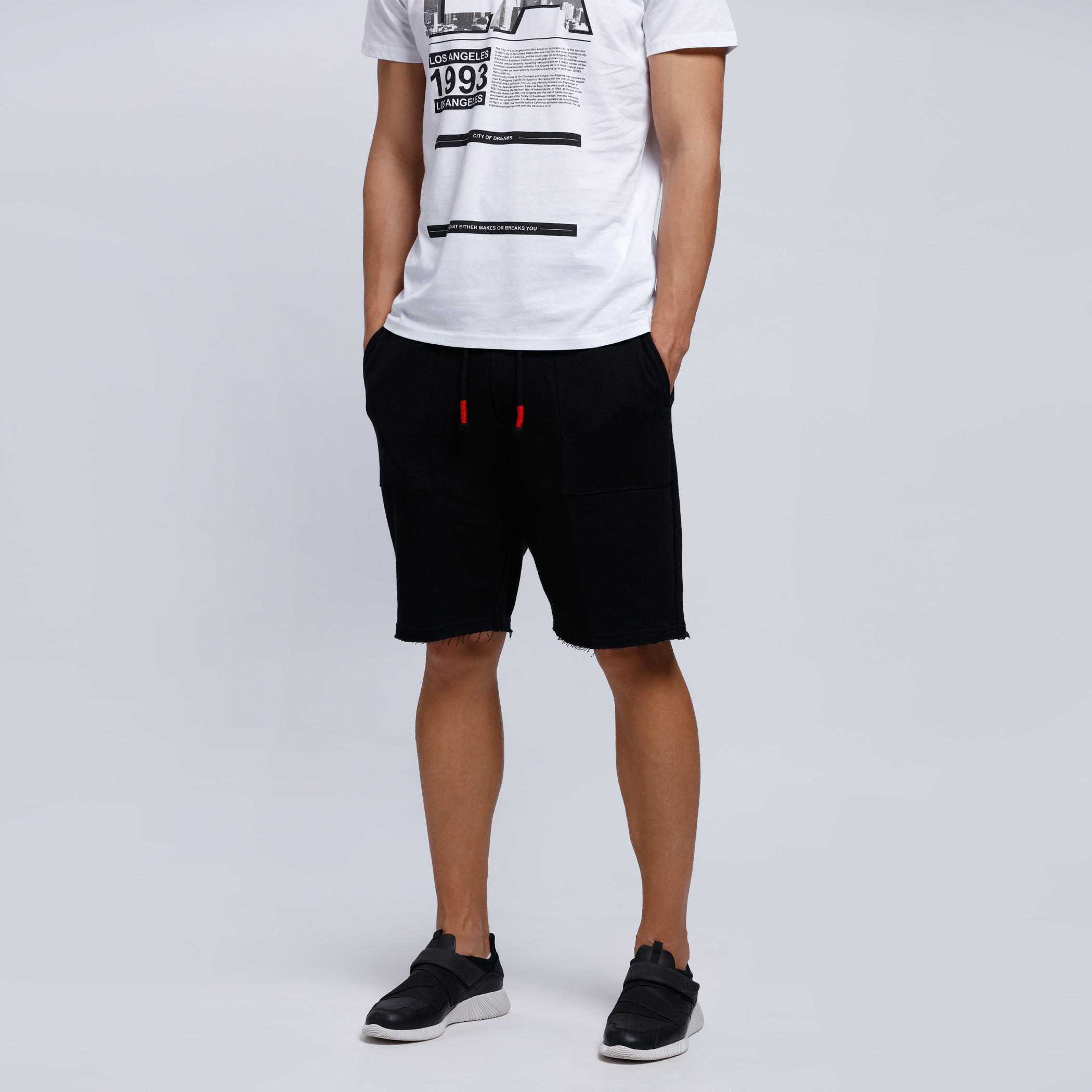 Shorts with Elasticised Waistband-men-clothing-bottoms-shorts-image-1