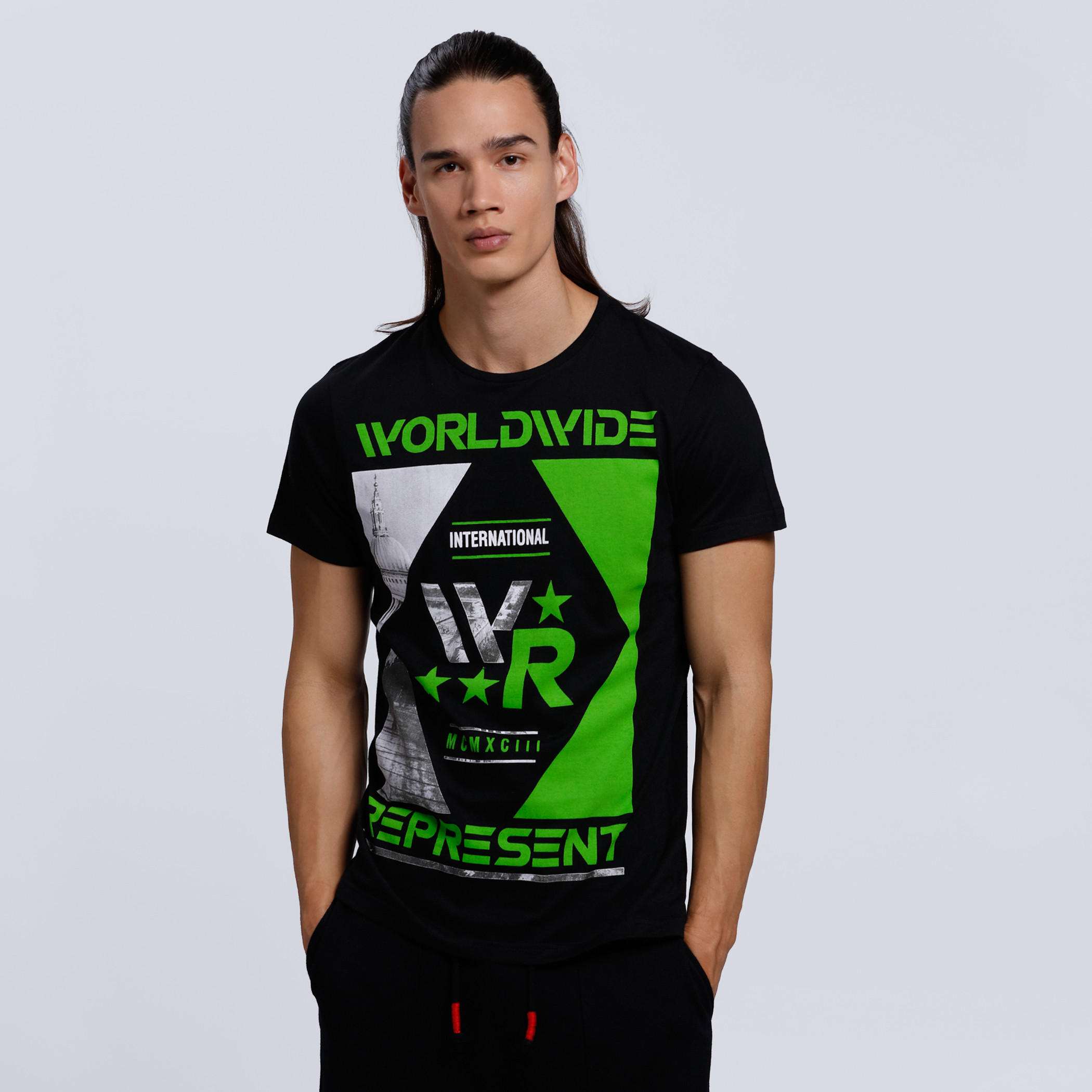 Printed Short Sleeves T-Shirt with Crew Neck-men-clothing-tshirtsandpolos-tshirts-image-1