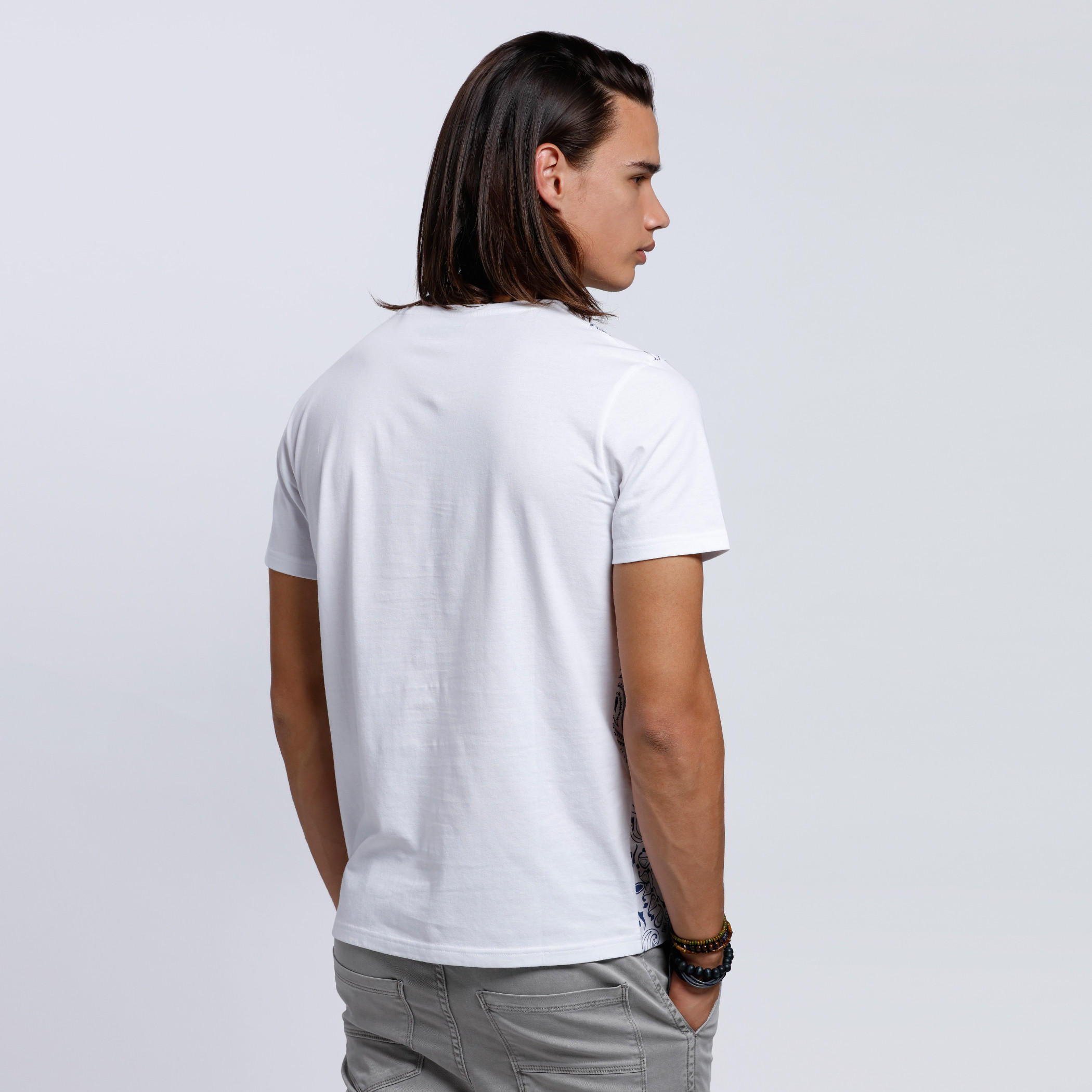 Printed Short Sleeves T-Shirt with Crew Neck-men-clothing-tshirtsandpolos-tshirts-image-2