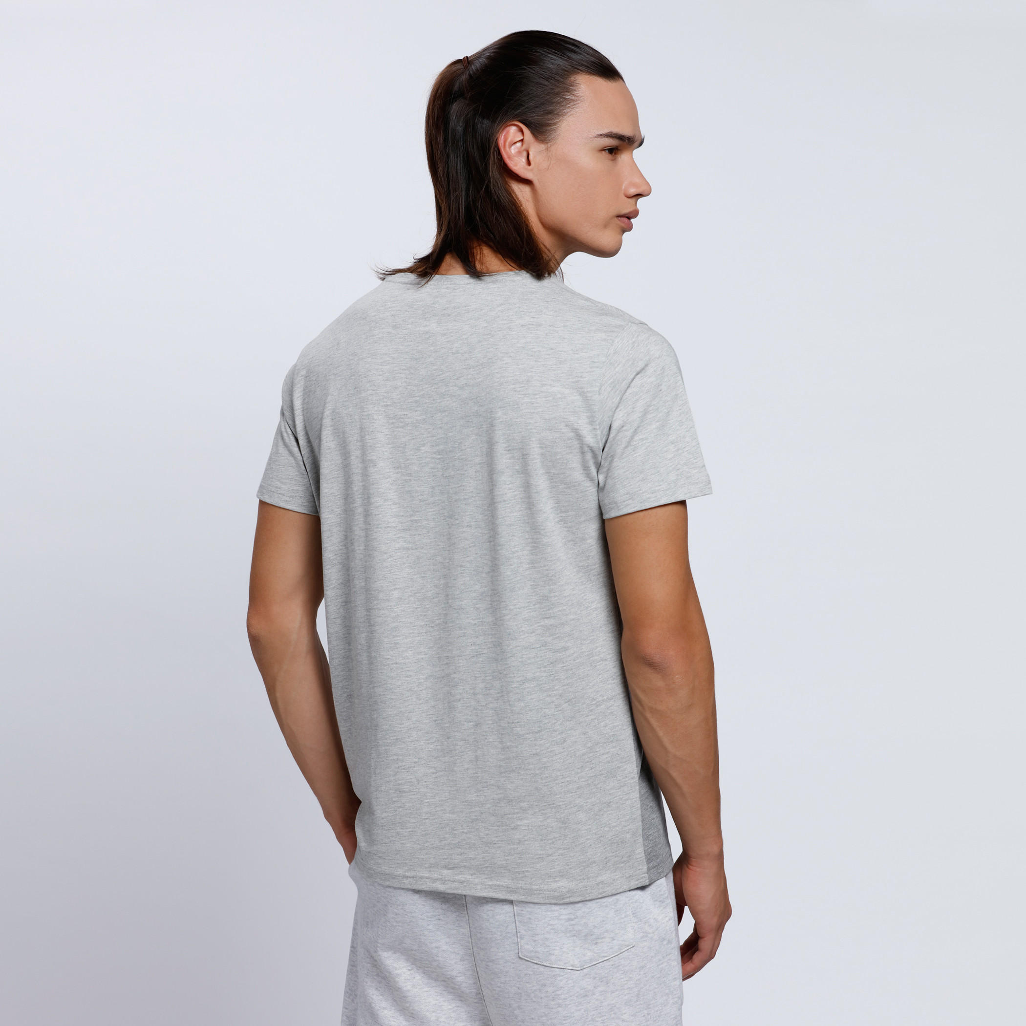 Printed Crew Neck T-shirt with Short Sleeves-men-clothing-tshirtsandpolos-tshirts-image-2