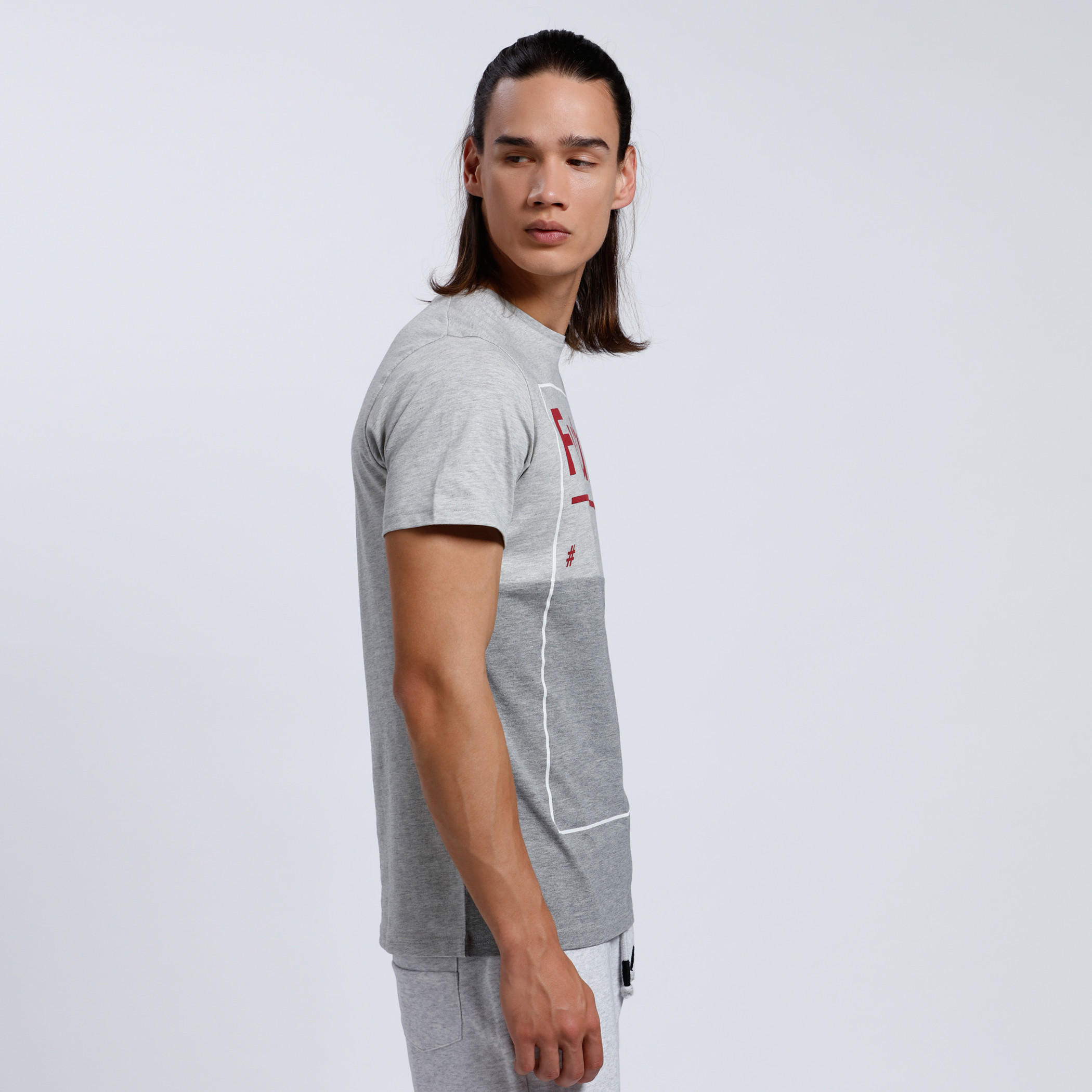 Printed Crew Neck T-shirt with Short Sleeves-men-clothing-tshirtsandpolos-tshirts-image-3