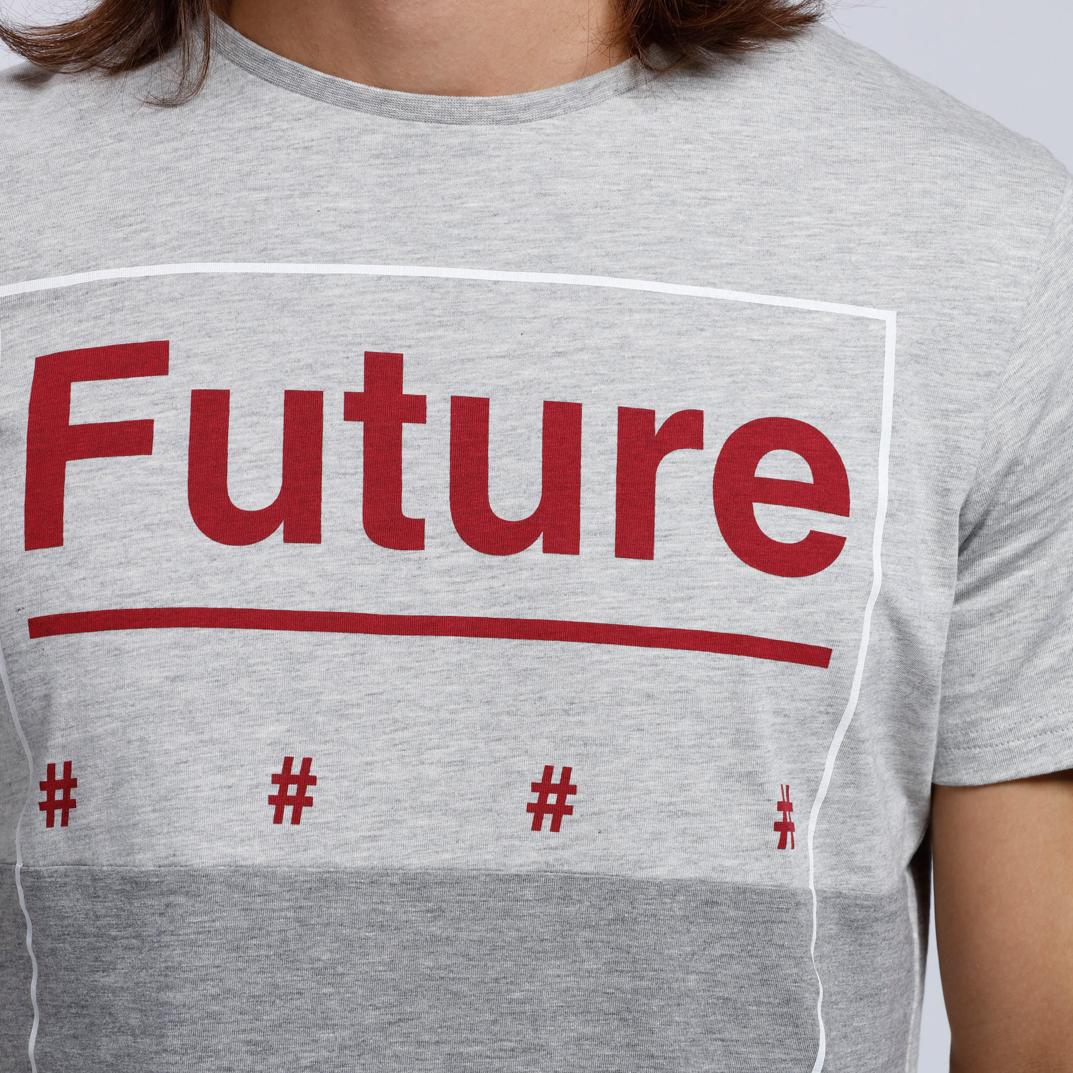 Printed Crew Neck T-shirt with Short Sleeves-men-clothing-tshirtsandpolos-tshirts-image-4