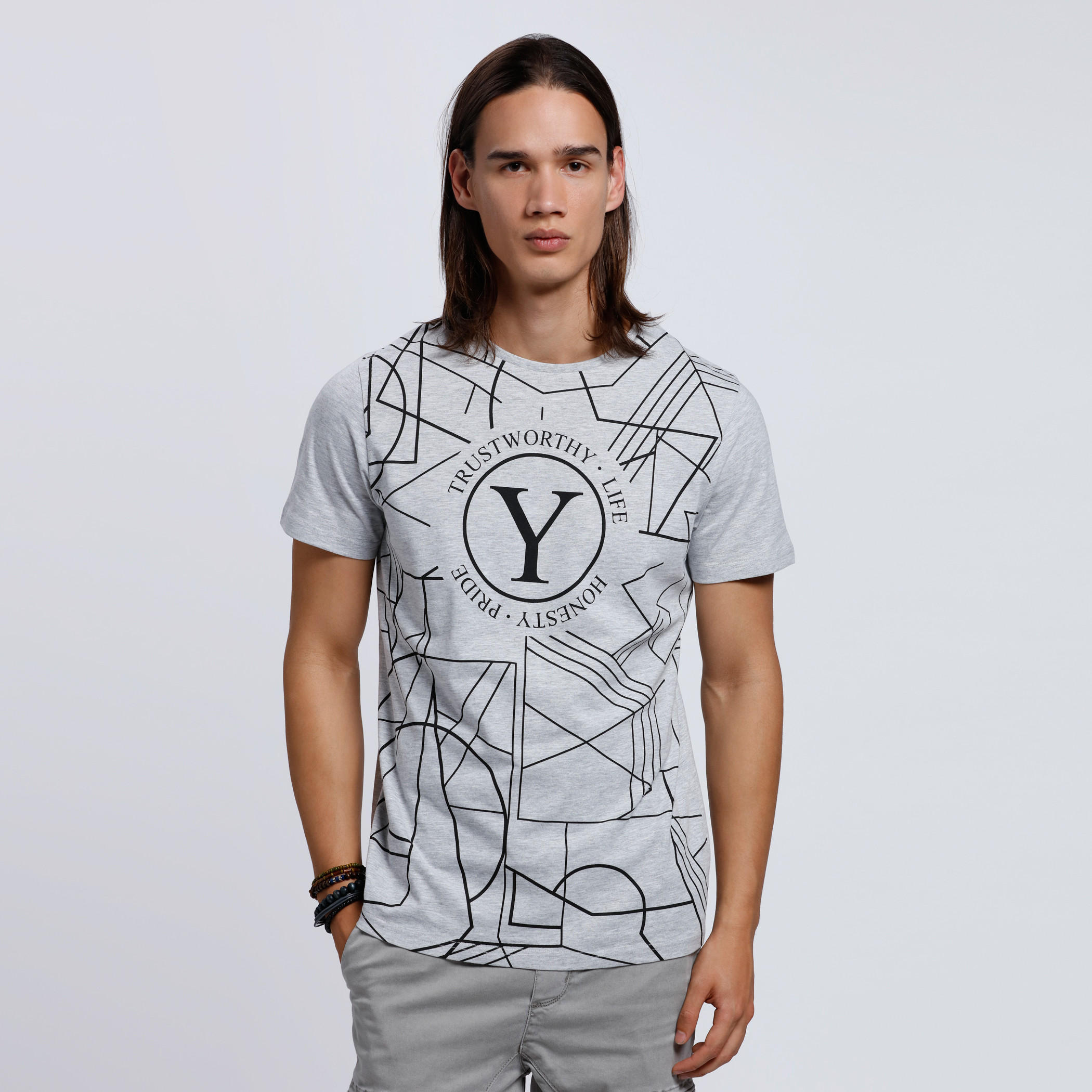 Printed Short Sleeves T-Shirt with Crew Neck-men-clothing-tshirtsandpolos-tshirts-image-1