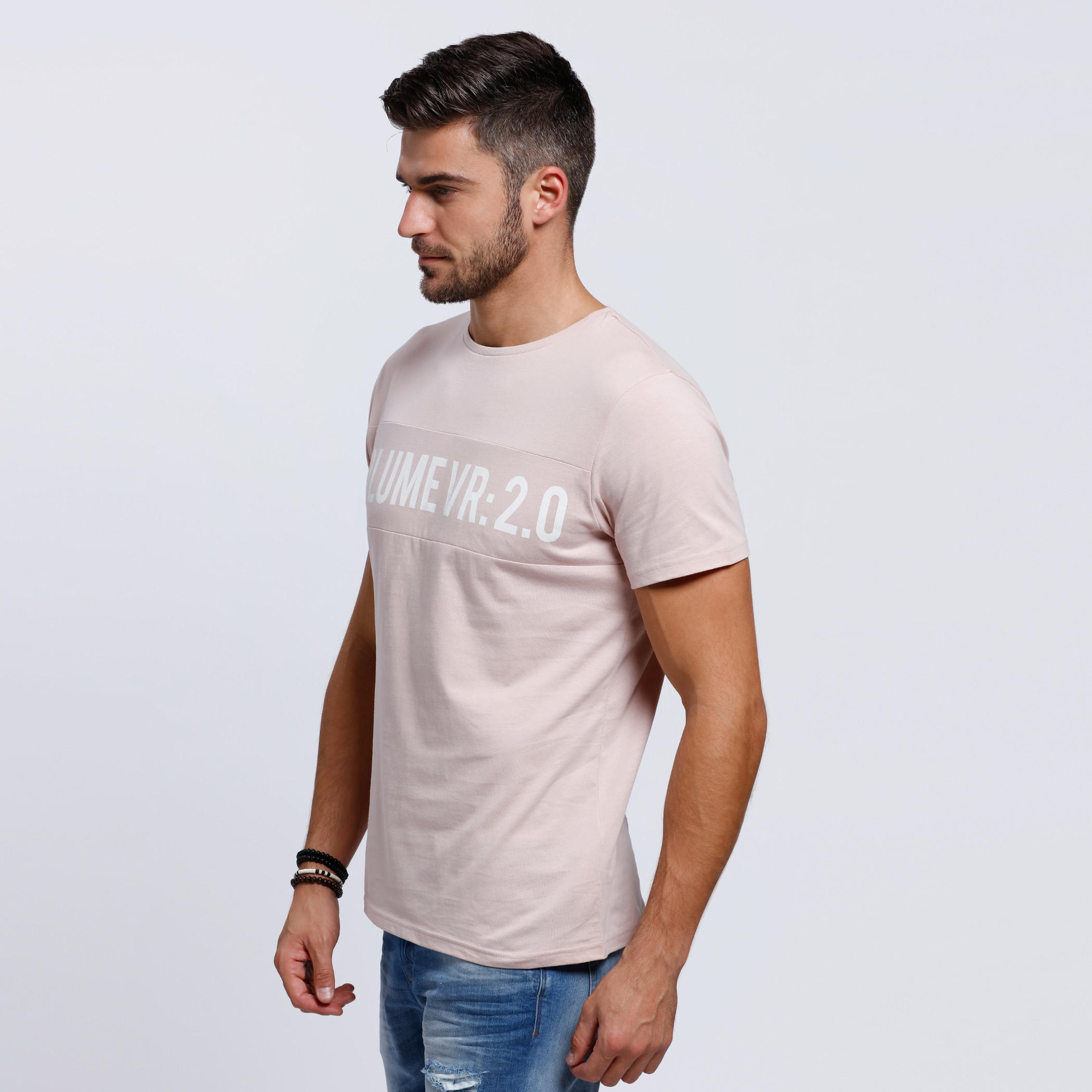 Printed Crew Neck T-Shirt with Short Sleeves-men-clothing-tshirtsandpolos-tshirts-image-3